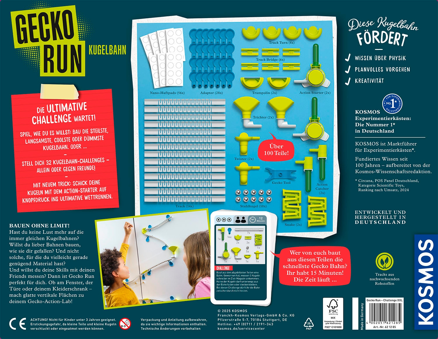 Kosmos Kugelbahn »Gecko Run Challenge XXL«, Made in Germany