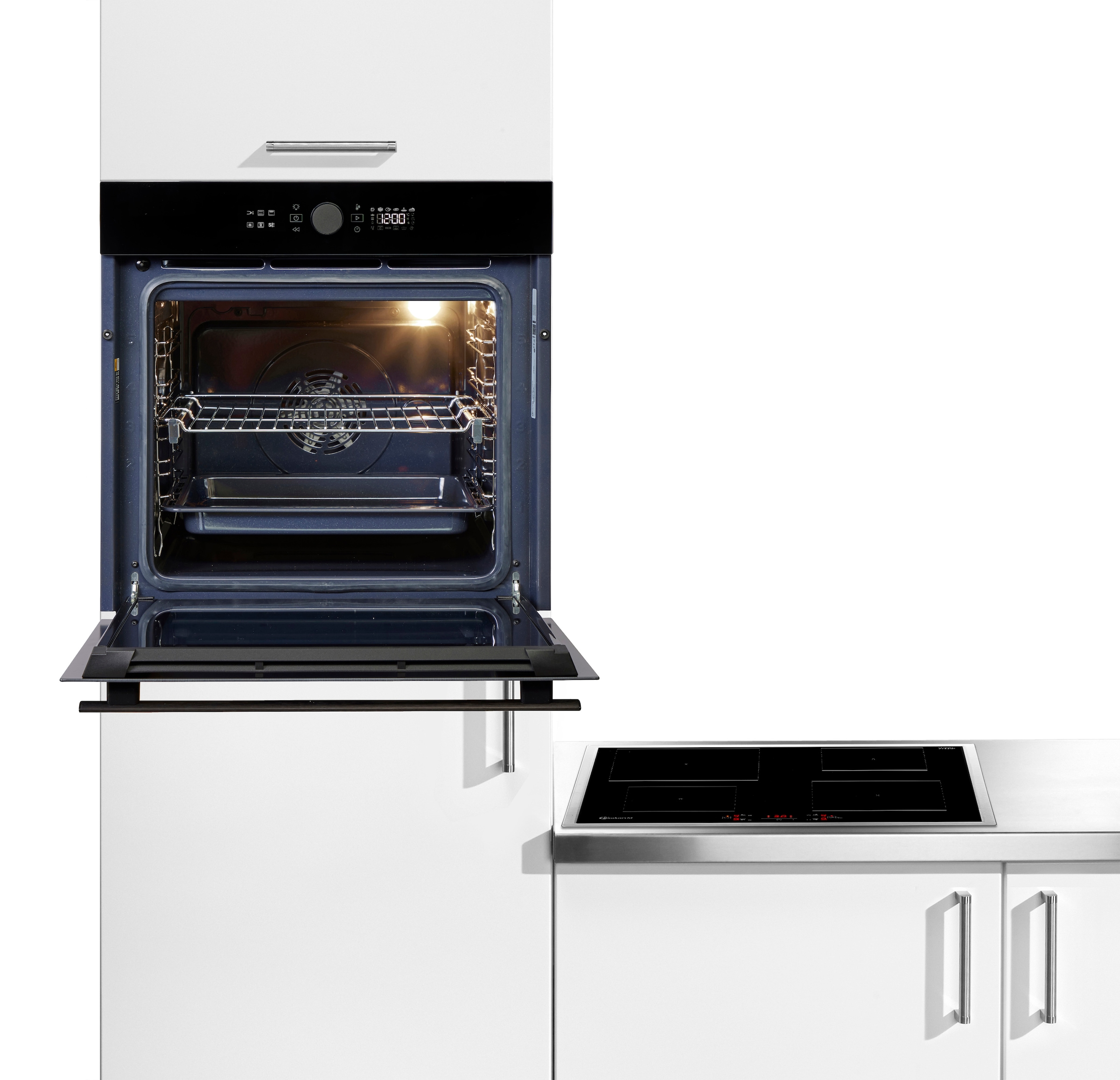 BAUKNECHT Backofen-Set »BAKO 900 Airfry« mit Teilauszug Set, 2 Stk. tlg. AirFry-Funktion – die gesündere Alternative zur Fritteuse