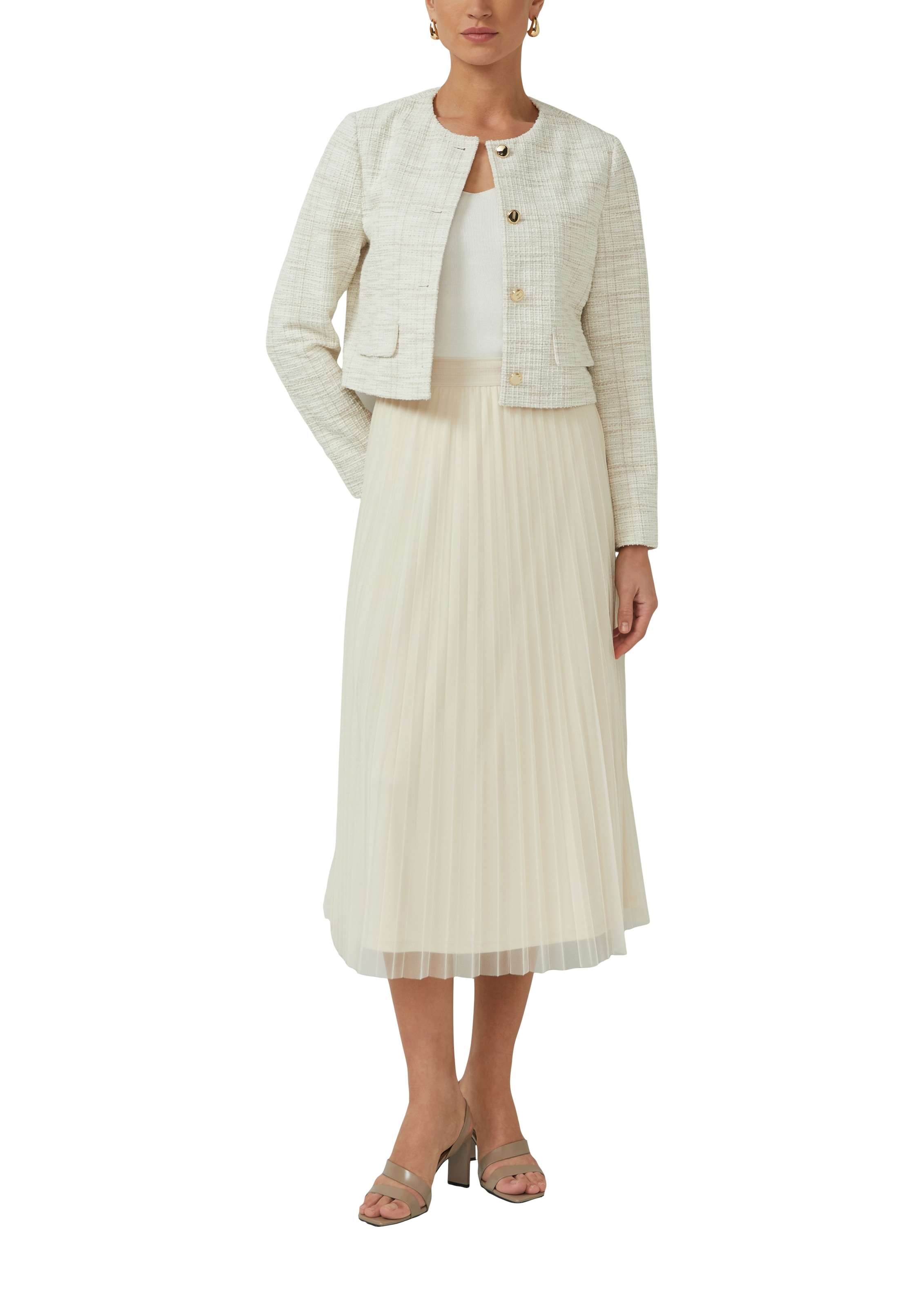 s.Oliver BLACK LABEL Stricktop mit tiefen V-Ausschnitt hinten und vorn