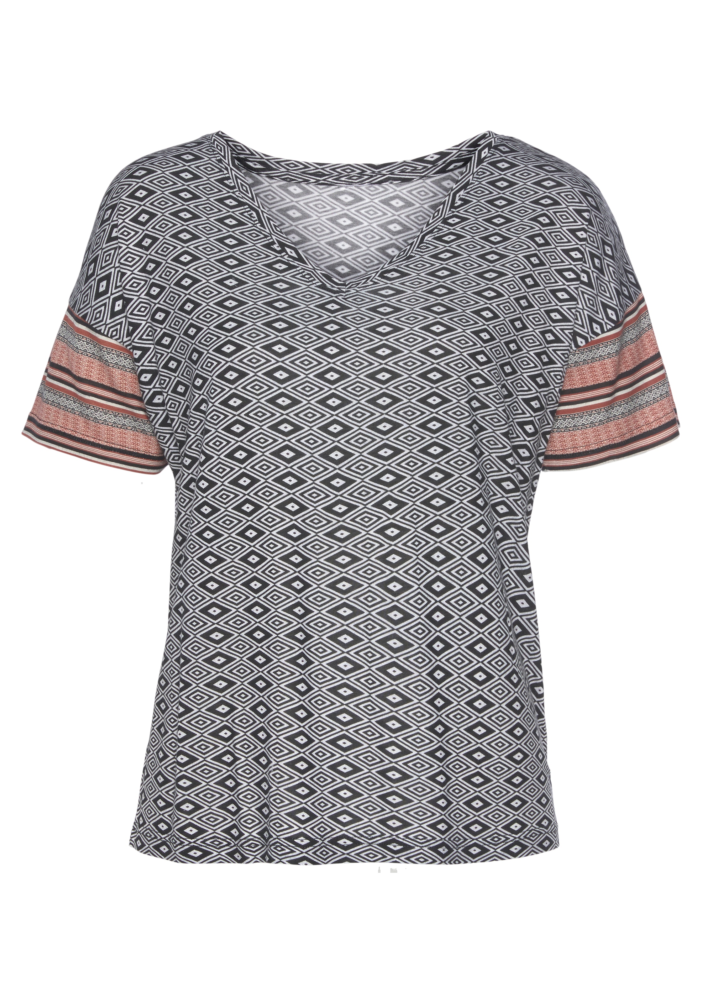 Vivance Dreams T-Shirt, in OTTO Shop schönem kaufen Ethno-Design im Online