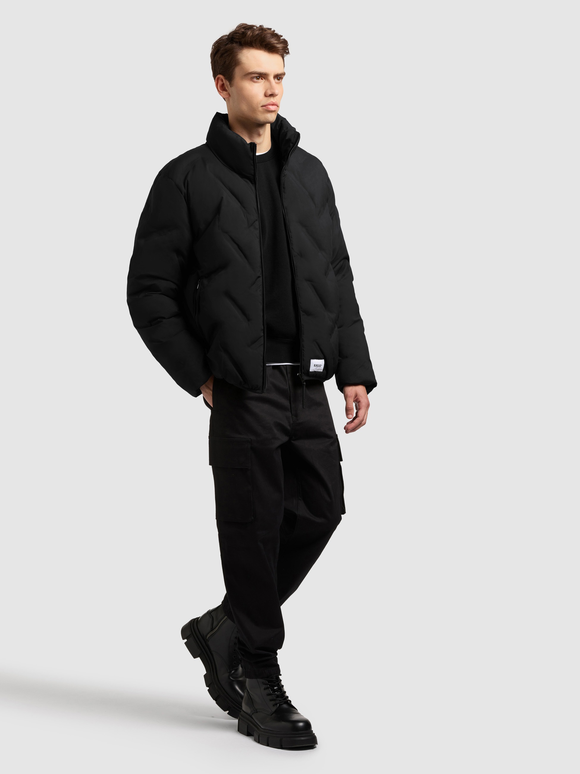 khujo Steppjacke »CLOVER«, ohne Kapuze, mit hochwertiger Prägung