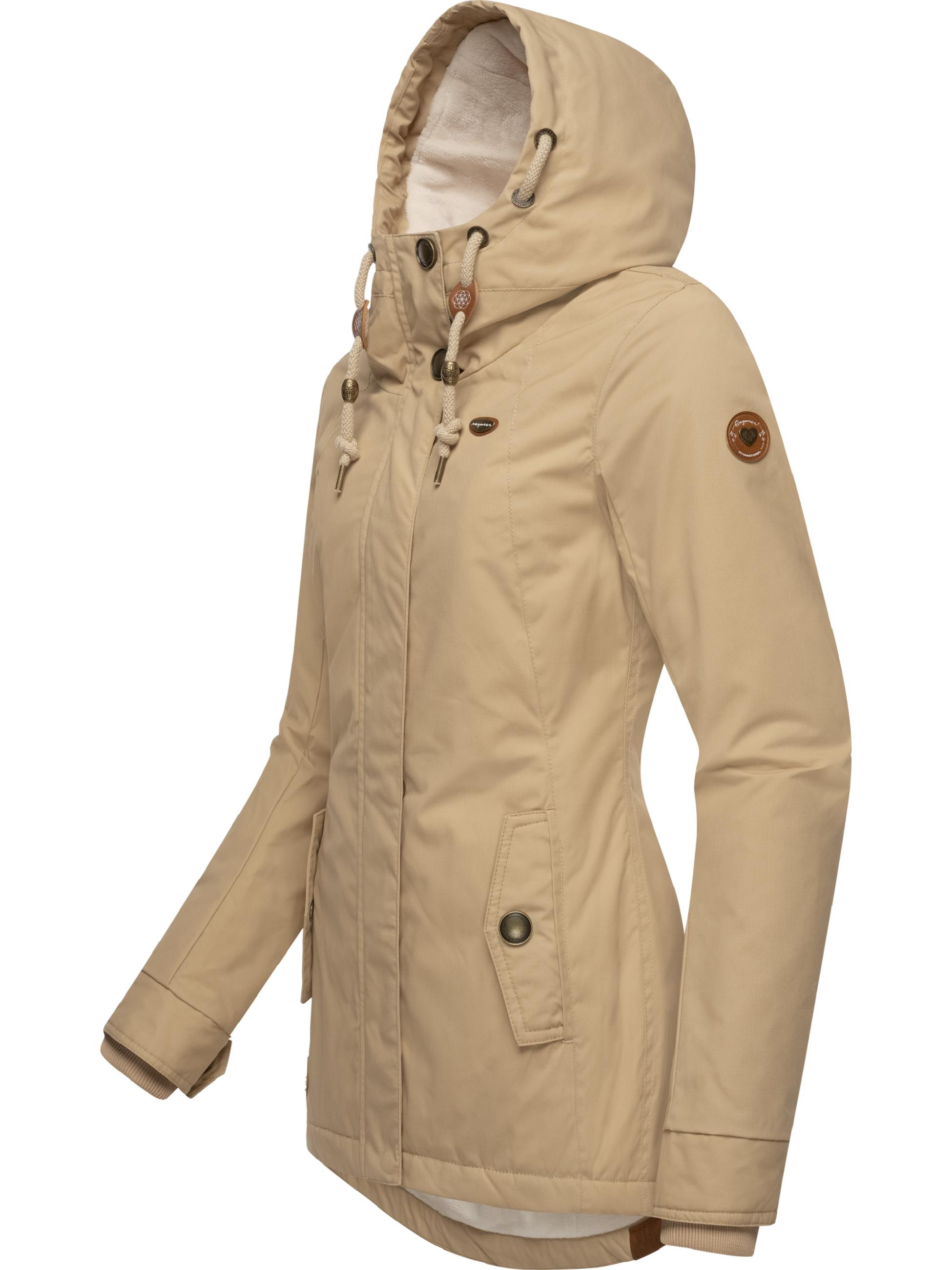 Ragwear Winterjacke »Winterjacke Monade«, mit Kapuze, Damen Winterparka mit Kapuze und m. Fleece gefüttert