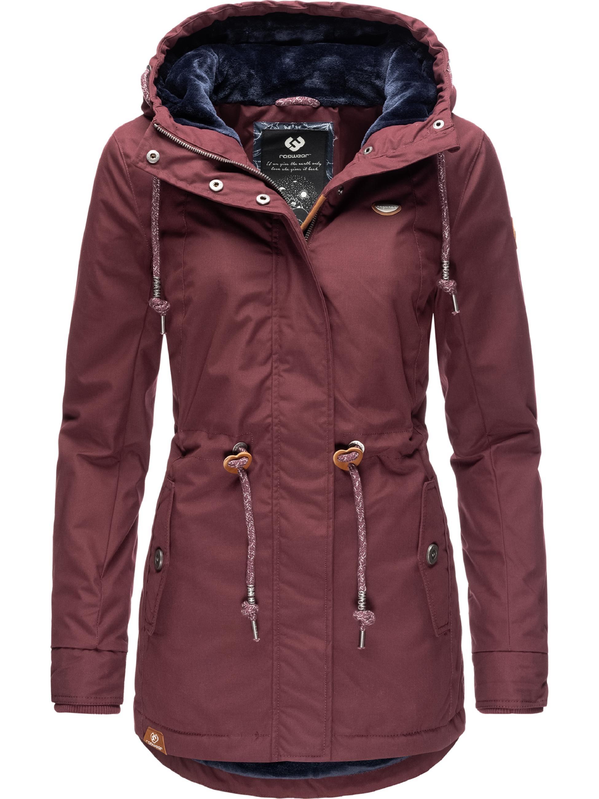 Winter Coat Ragwear Monadis Rosa Hood Ashani Ragwear Jacke Ragwear