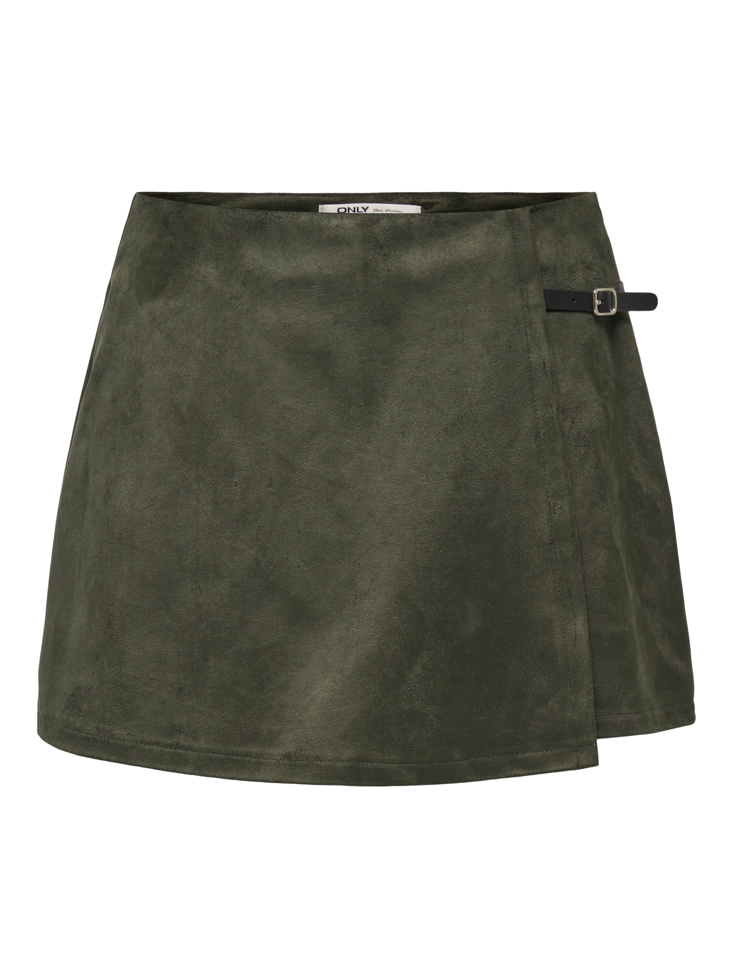 ONLY Hosenrock »ONLTAVIA HW FAUX SUEDE SKORT PNT« Materialmix, Wildlederimitat
