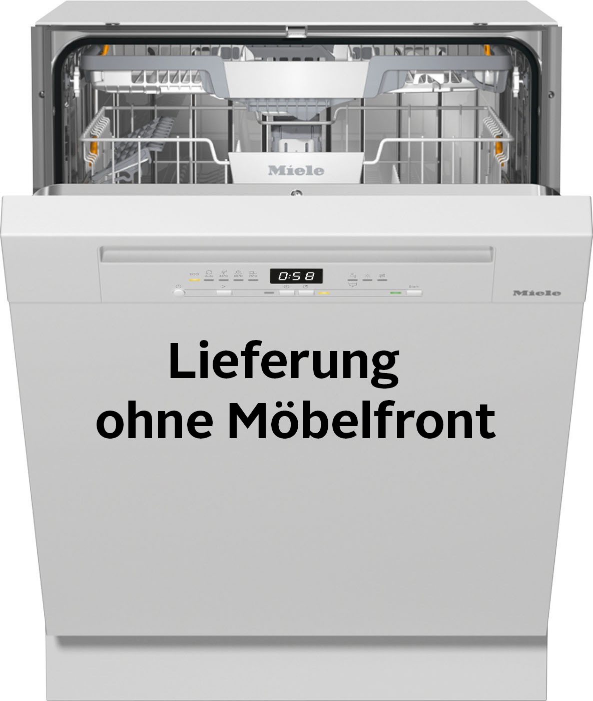 Miele teilintegrierbarer Geschirrspüler »G 5332 SCi Active Plus S« 14 Maßgedecke in silberfarben
