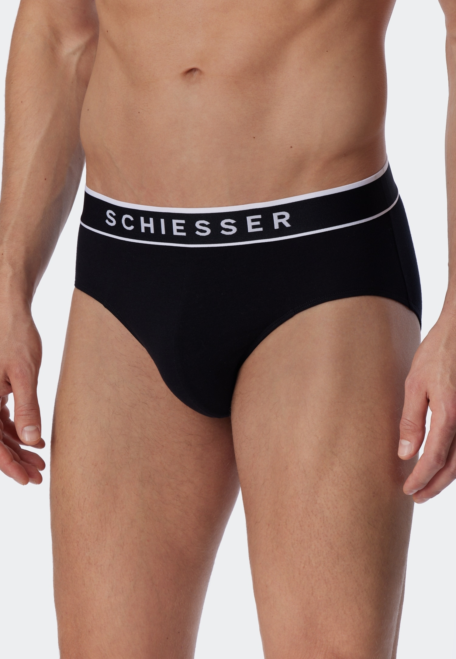 Schiesser Rioslip »"95/5"«, (3er-Pack), mit sportlichem Webgummibund mit kontraststarken SCHIESSER-Logo