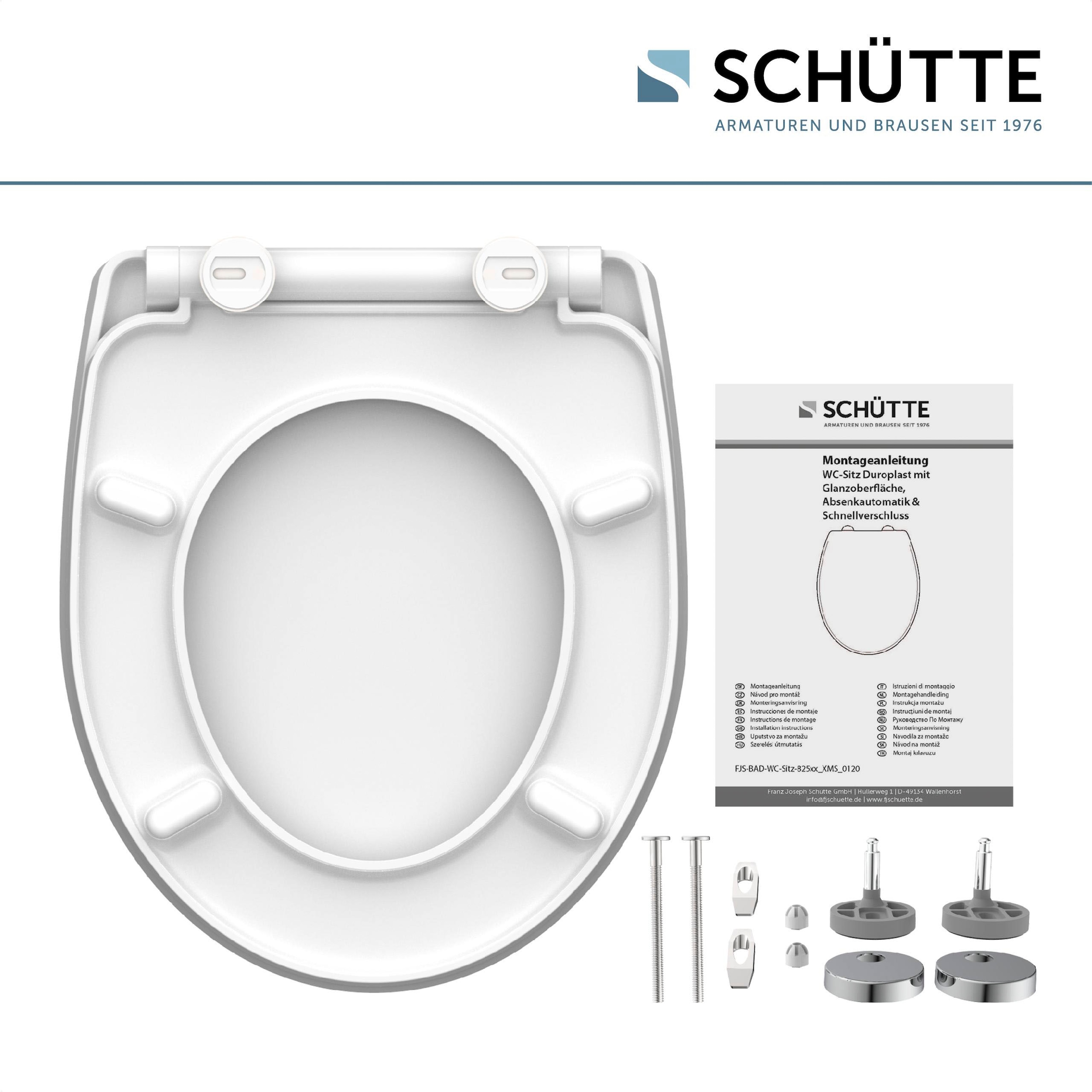 Schütte WC-Sitz »Happy Elephant«, Duroplast, mit Absenkautomatik und Schnellverschluss, High Gloss