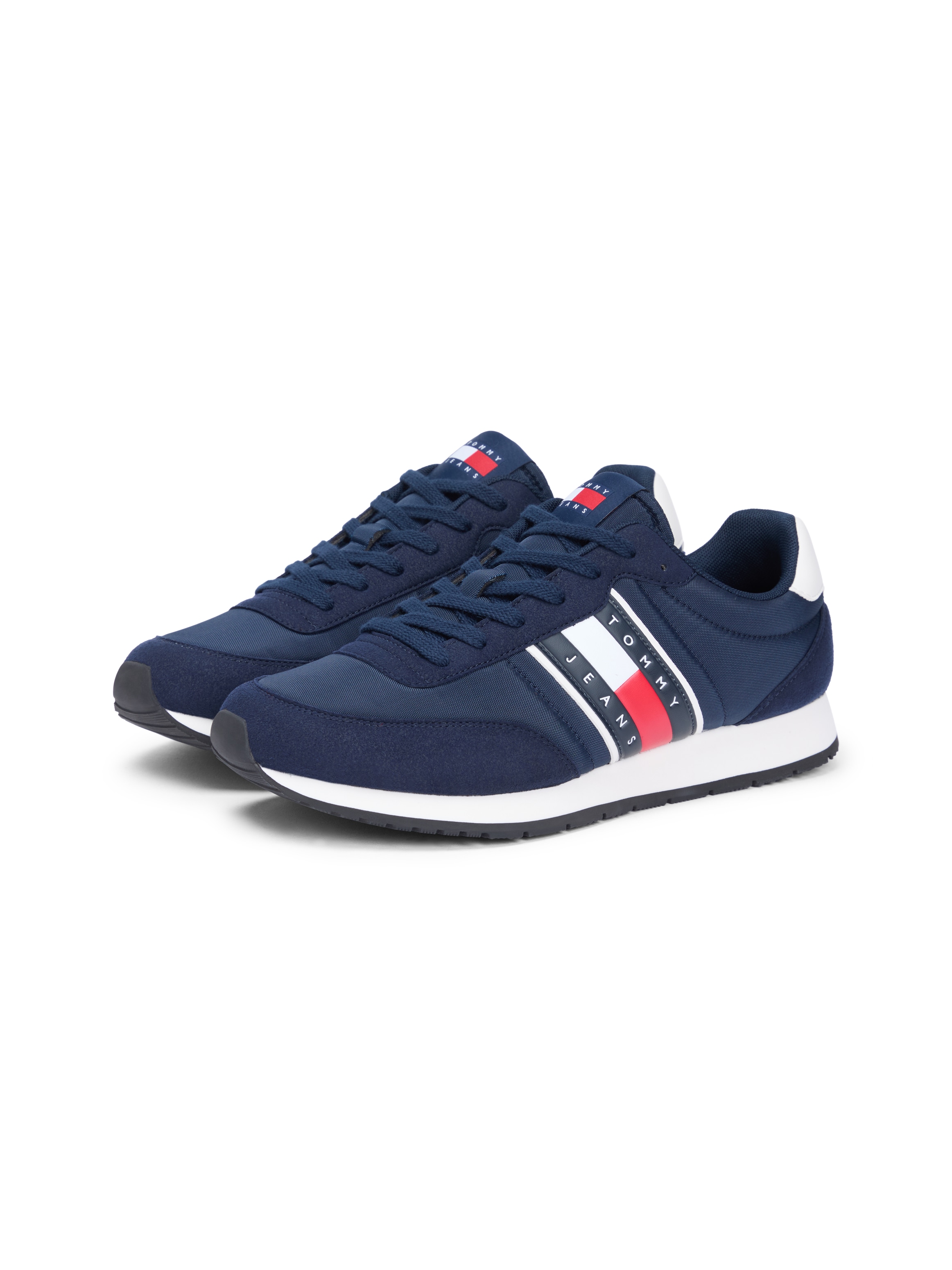 Tommy Jeans Sneaker »TJM  CLASSIC RUNNER«  Freizeitschuh, Halbschuh, Schnürer mit Kontrastbesätzen