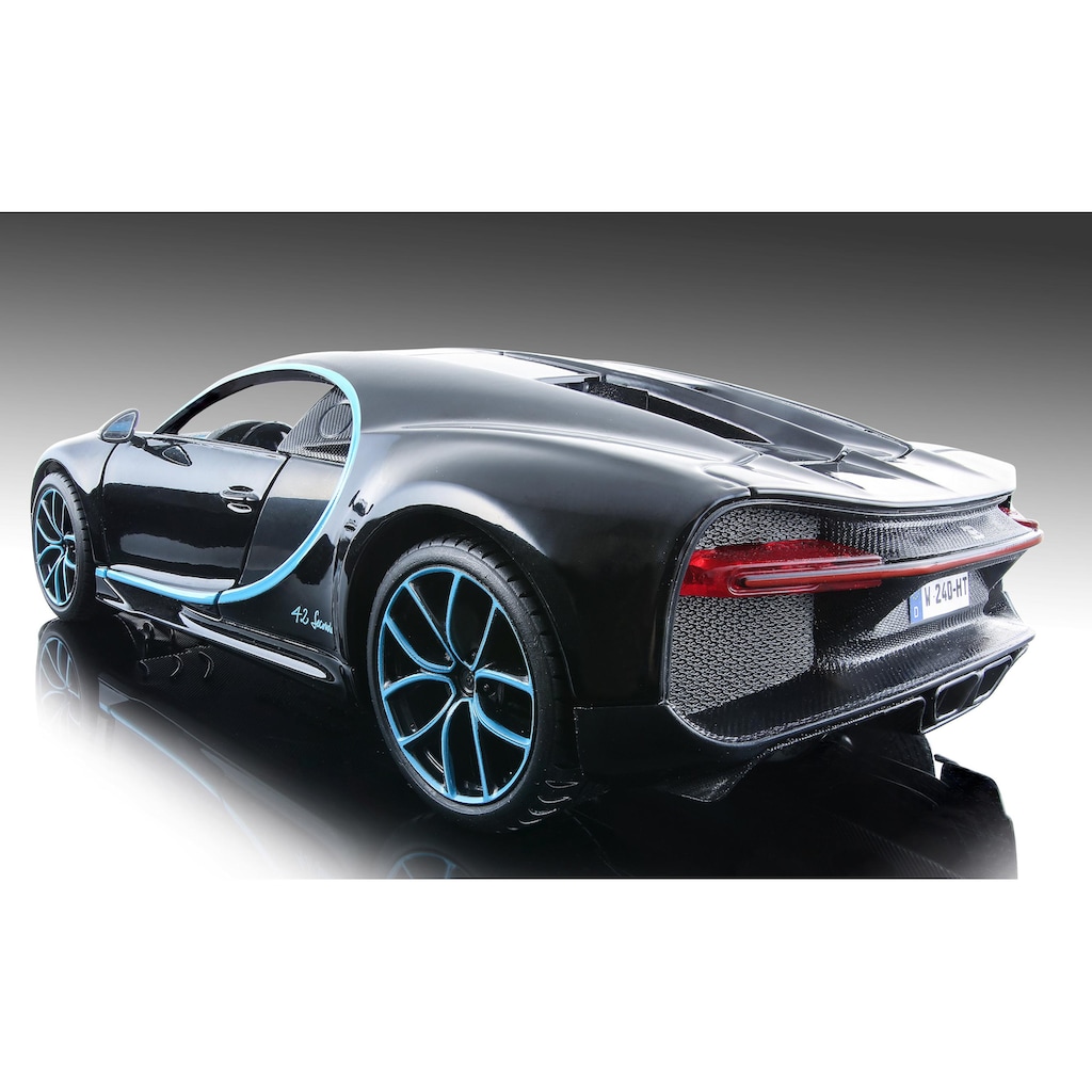 Maisto® Sammlerauto »Bugatti Chiron, 1:24, schwarz«, 1:24