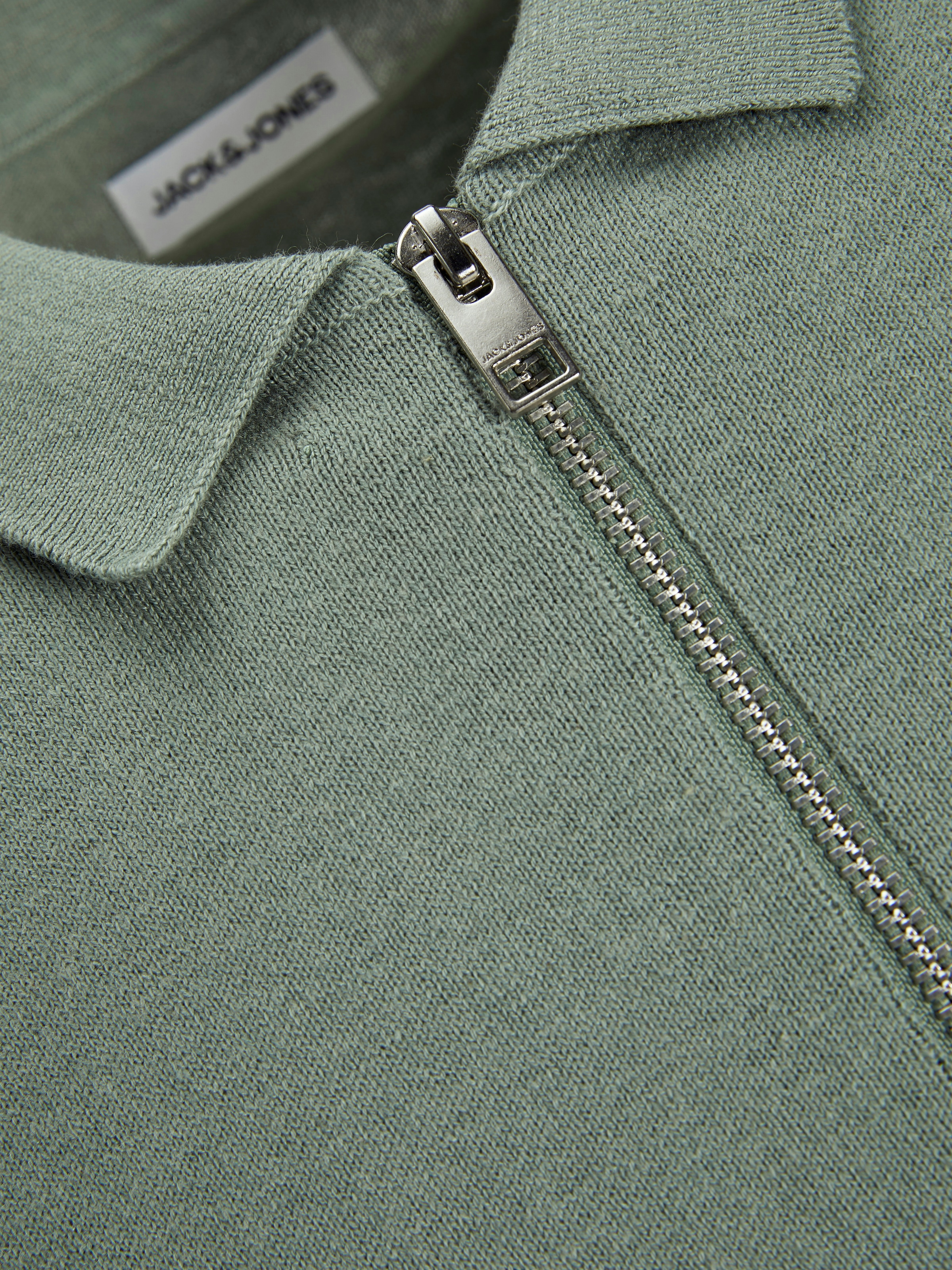 Jack & Jones Polokragenpullover »JJEEMIL KNIT POLO HALF ZIP LS NOOS«, mit Polo Kragen