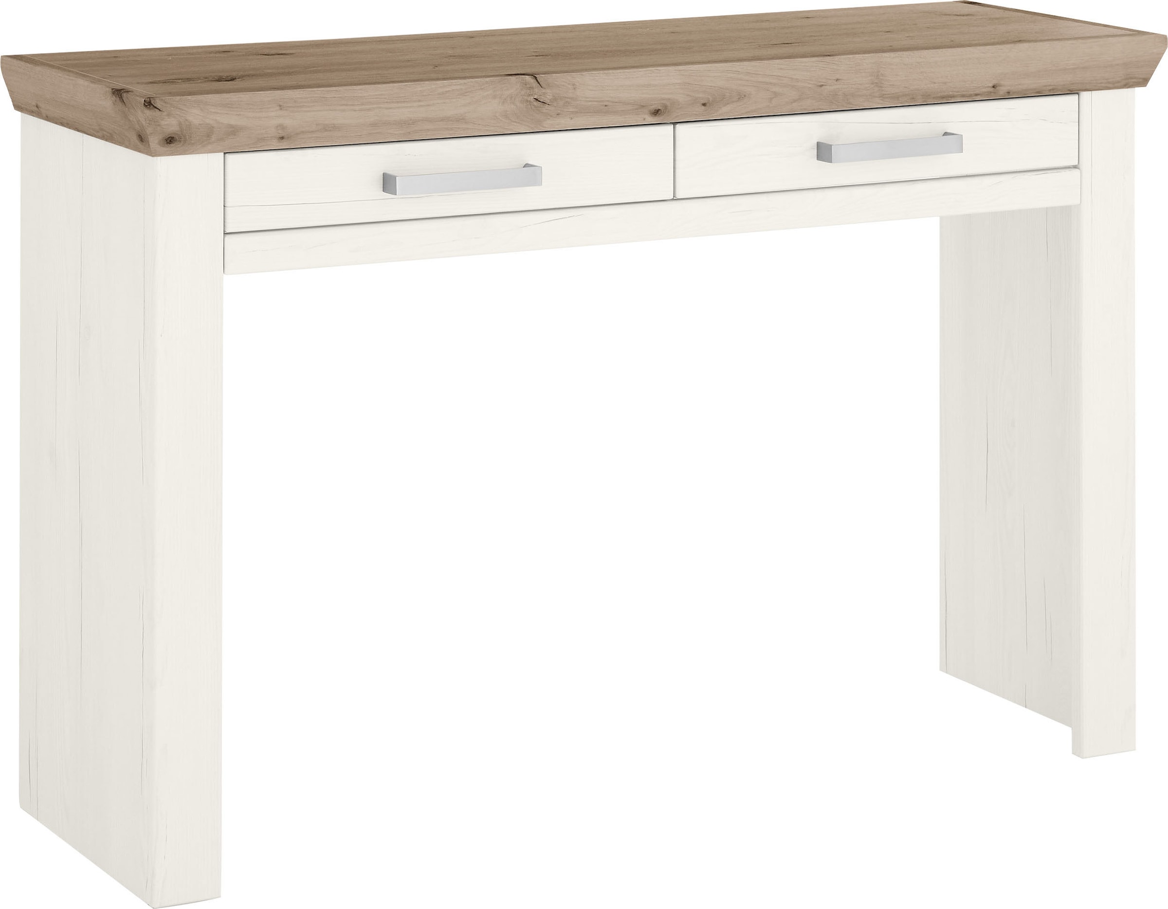 set one by Musterring Schminktisch 1 Stk. tlg. mit zwei Schubkästen, Landhausstil, Metallgriff, B 123 x H 80 x T 40cm