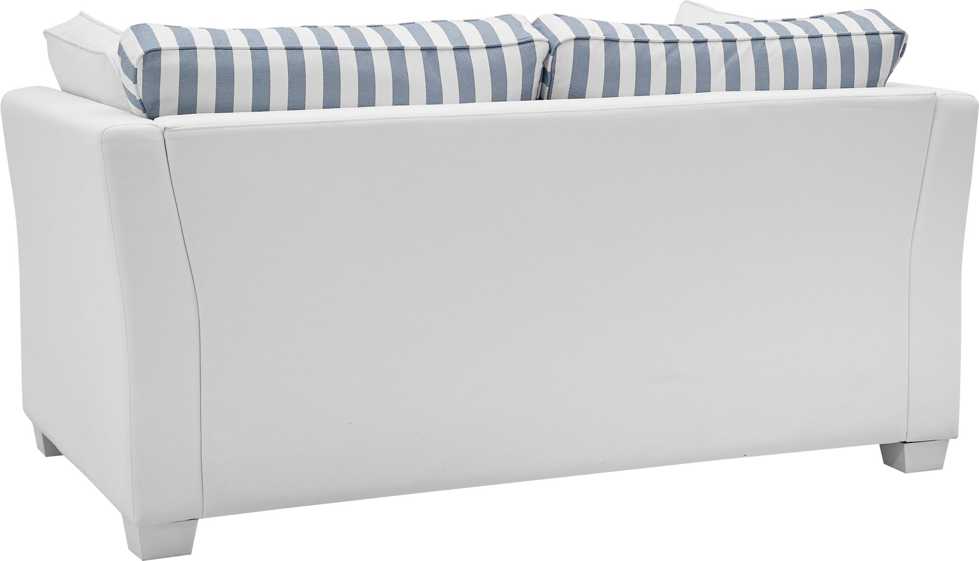Home affaire 2-Sitzer »CALIFORNIA«, maritimer Landhausstil, in 3 Breiten, mit Holzfüßen Weiß lackiert