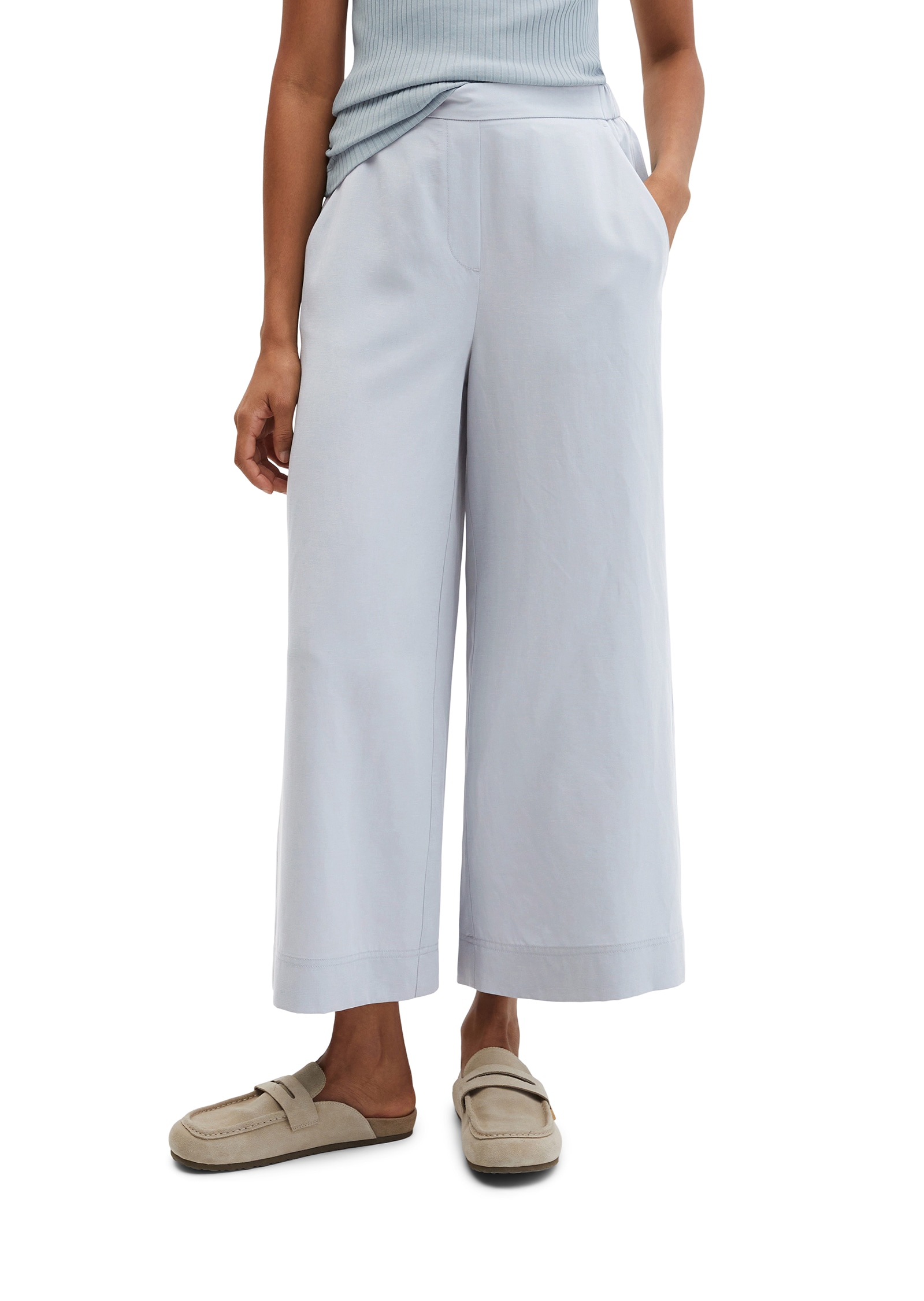 Marc O'Polo Dehnbund-Hose »MARGO Wide«  Model Margo wide aus Lyocell-Leinen-Mix, elastischer Bund