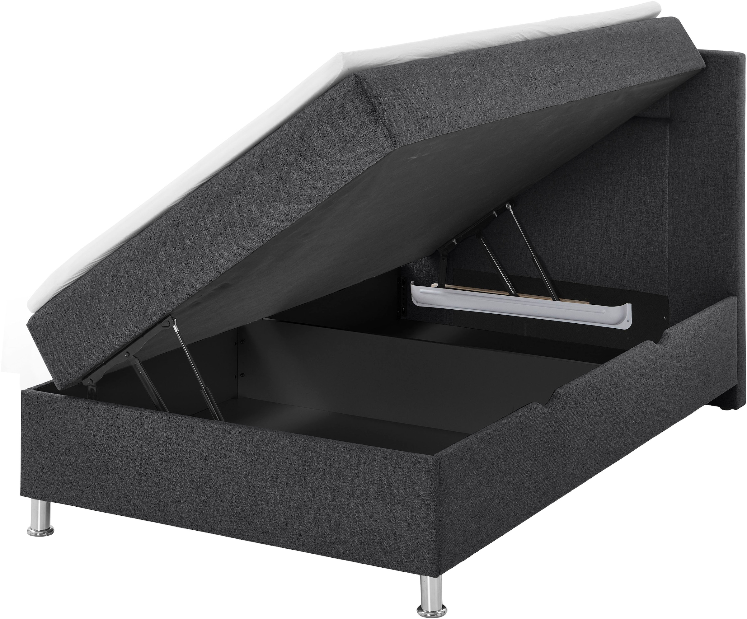 INOSIGN Boxbett »Escalon mit Bettkasten, inkl. Topper« erhältlich in den Breiten 120x200cm und 180x200cm