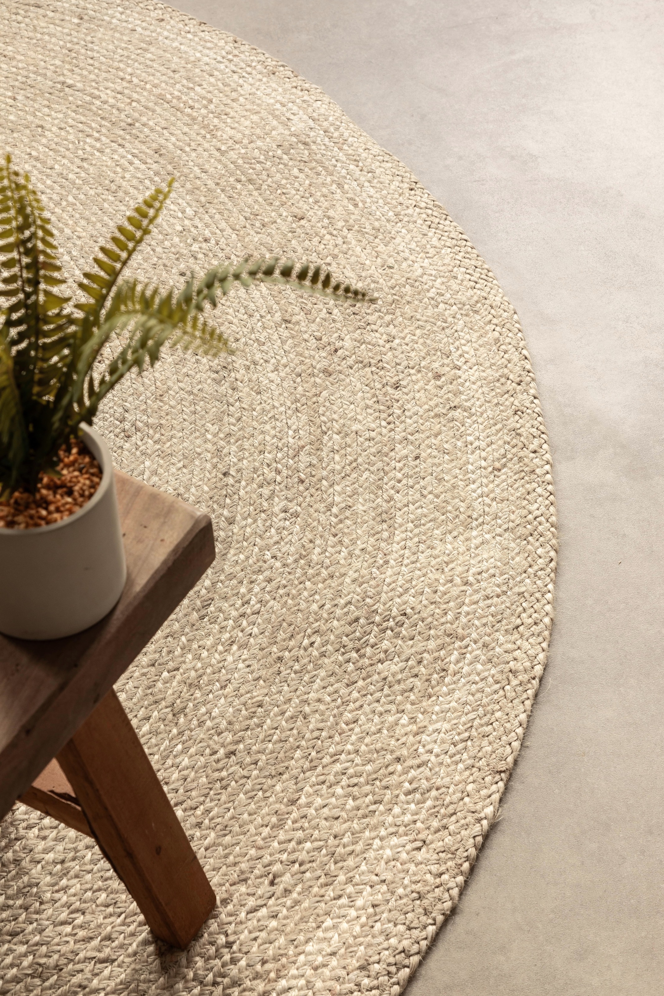HANSE Home Teppich »Rangpur Juteteppich, auch in oval« oval 10 mm Höhe handgewebt, 100% Jute , Natur, Wohnzimmer, Flur, Boho, Skandi