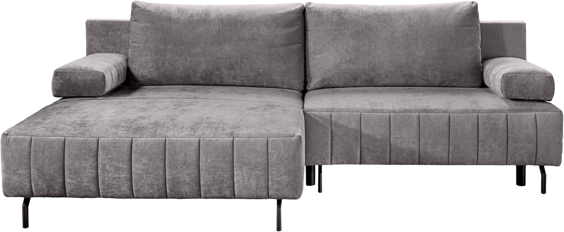 exxpo - sofa fashion Ecksofa »Cambria, B/T: 262/171 cm, hochbeiniges, modernes Design« inkl. Bettfunktion und Bettkasten, 15 cm bodenfrei, L-Form
