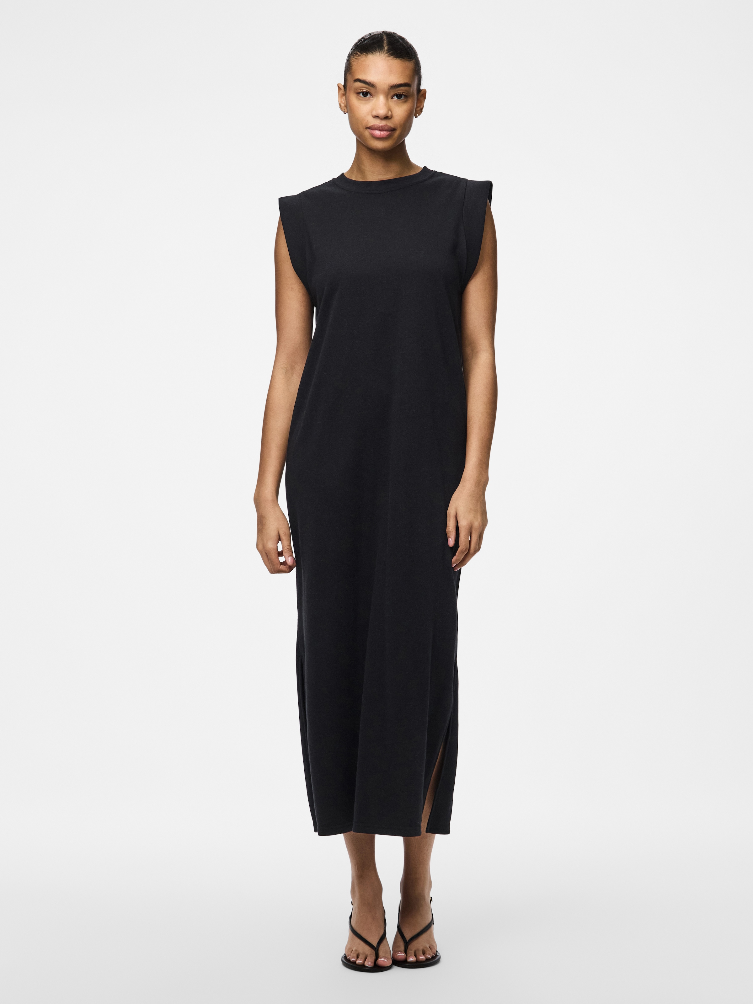 pieces Maxikleid »PCCHILLI SUMMER SL ANK DRESS UB NOOS BC« Ohne Taschen mit seitlichen Schlitzen