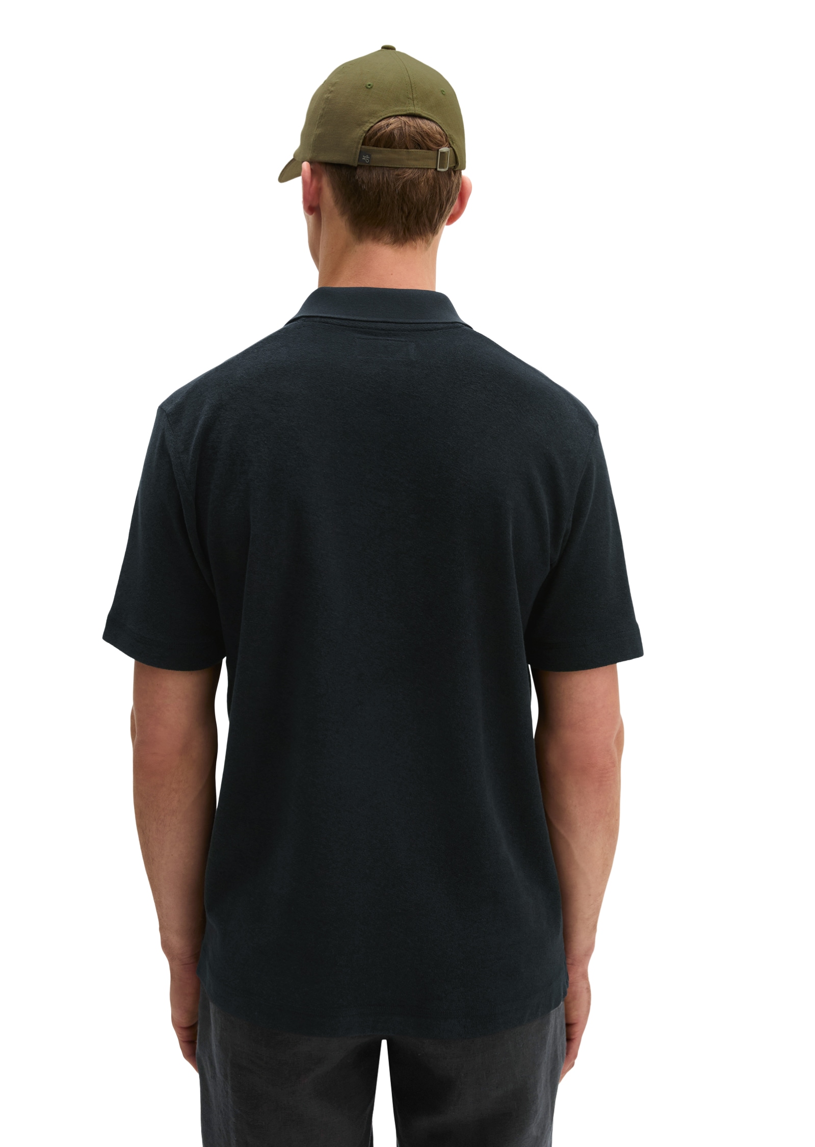 Marc O'Polo Poloshirt regular aus weichem Jersey-Frottee