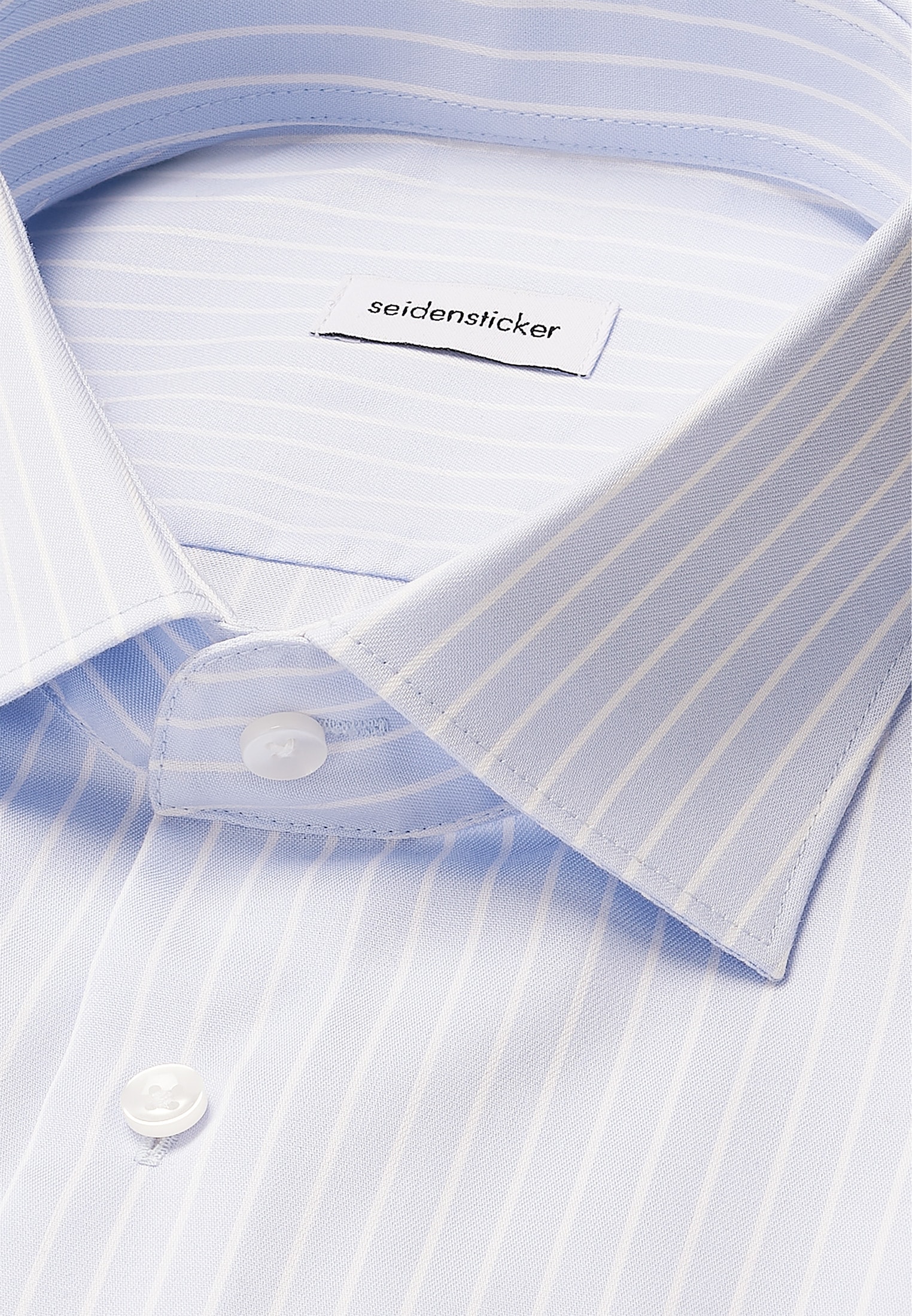seidensticker Businesshemd »Schwarze Rose«, Slim 1/1 Kentkragen Gestreift