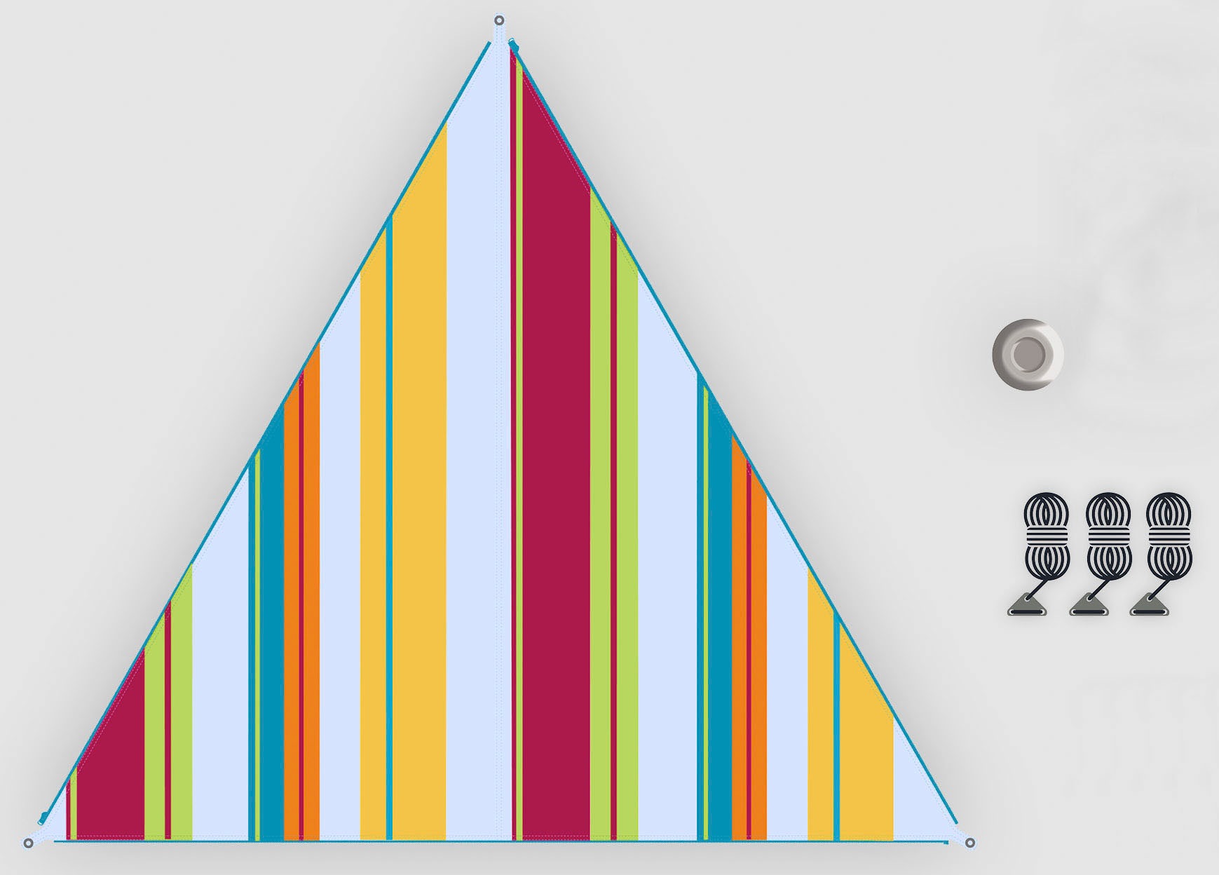 BENT Sonnensegel »Zip-Canvas«