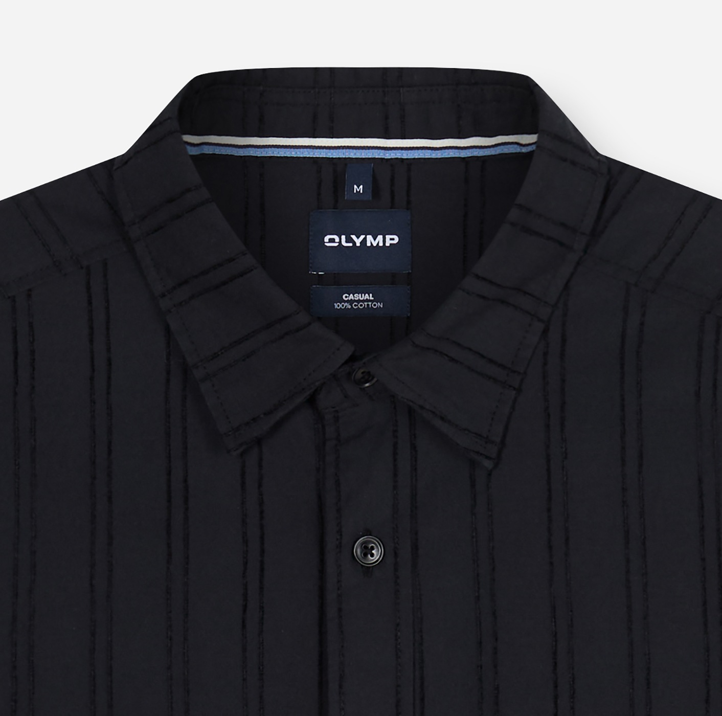 OLYMP Langarmhemd »Casual« regular fit, Kentkragen