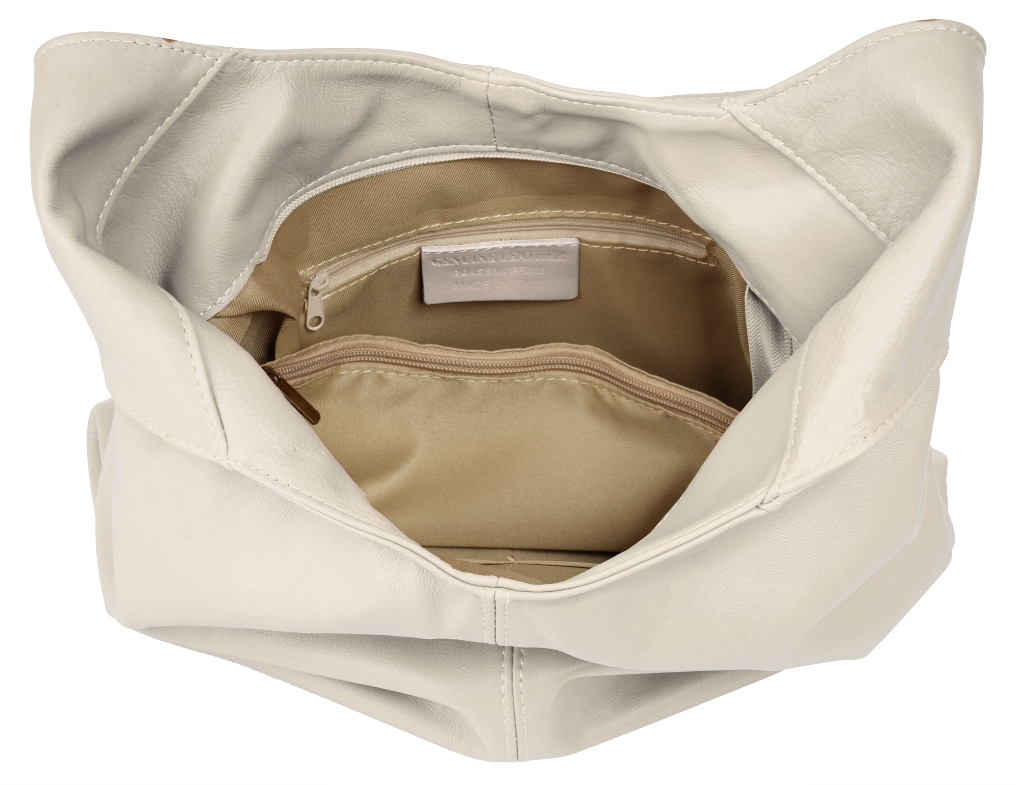 Piké Shopper, echt Leder, Made in Italy