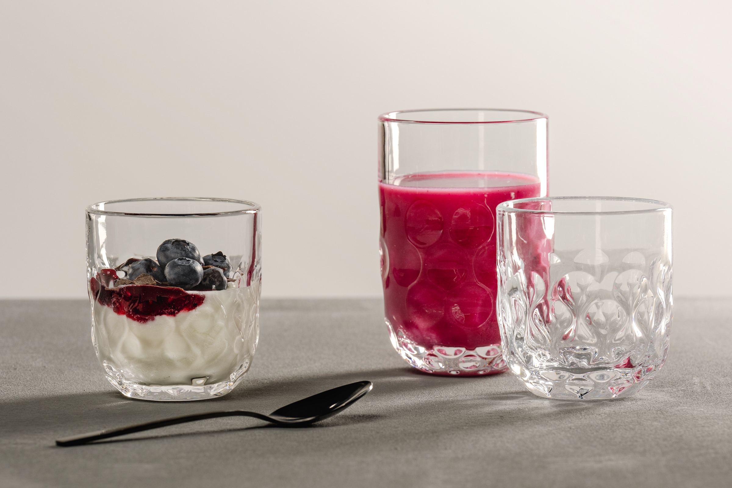 LEONARDO Gläser-Set »Kaffee-Glas GOCCE, 220 ml, 6er-Set« 2. Variante, mit Tropfenrelief