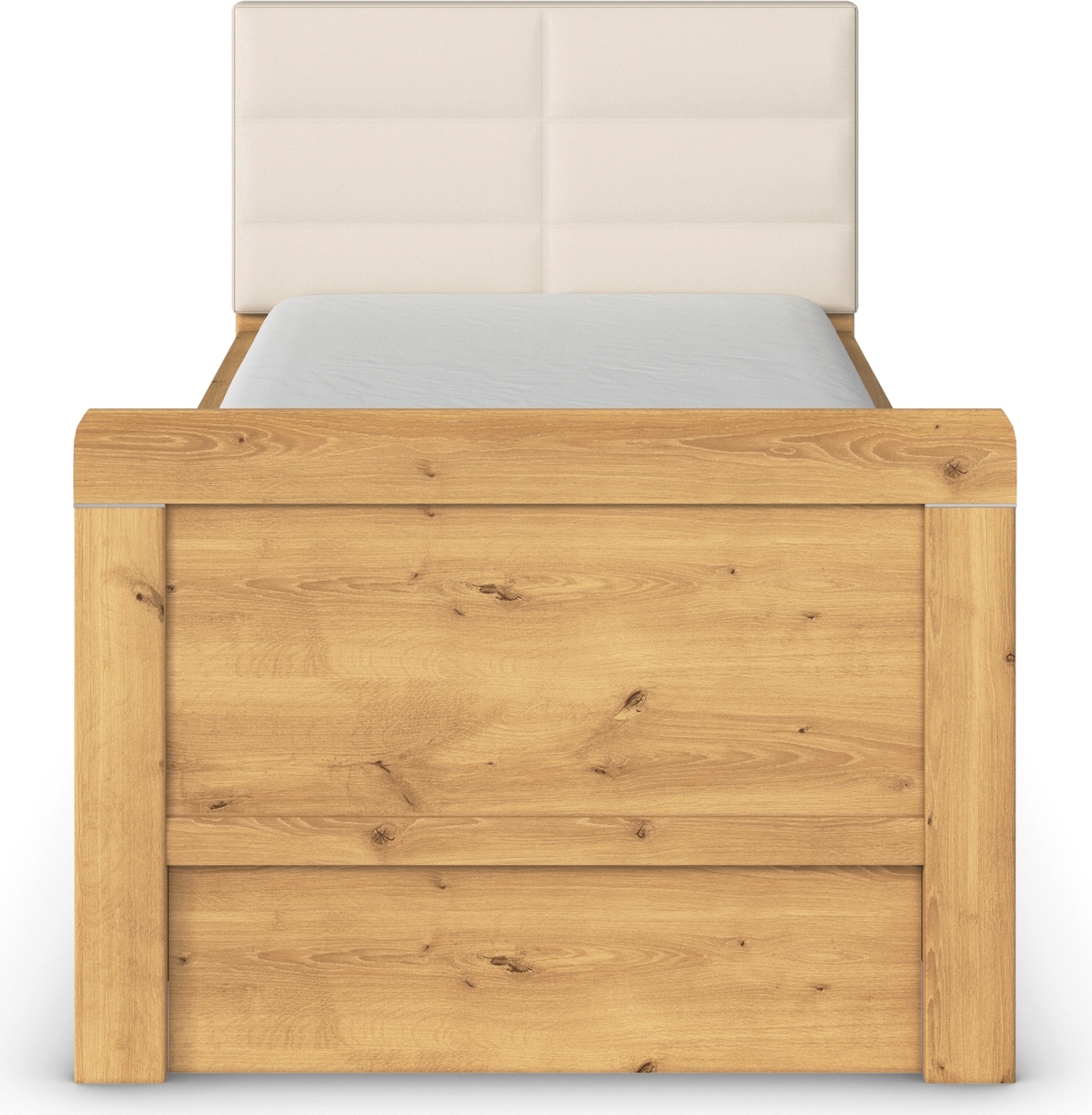 rauch Stauraumbett »Bett Einzelbett Stollenbett Bettkästen EVELYN« in Komforthöhe mit Polsterkopfteil sowie Schubladen MADE IN GERMANY