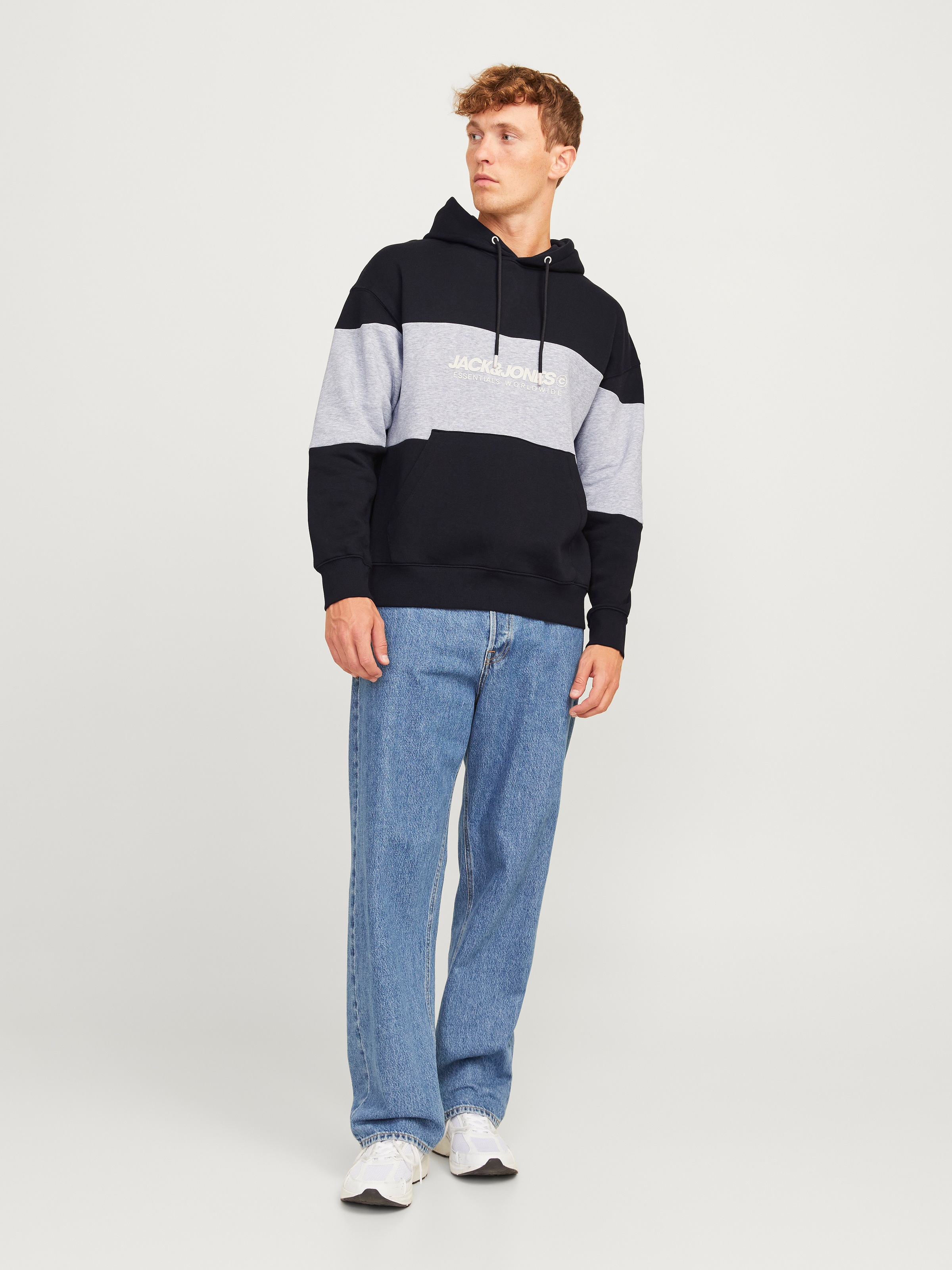 Jack & Jones Kapuzensweatshirt »JJELEGACY BLOCKING SWEAT HOOD NOOS«