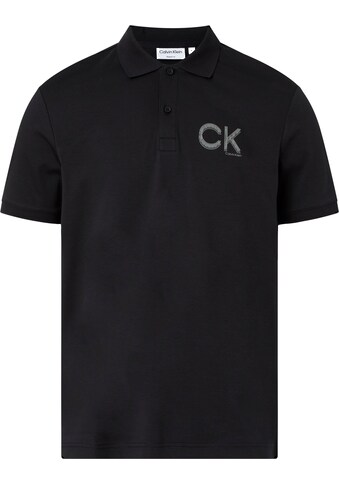 Calvin Klein Big&Tall Poloshirt »BT-STRIPED CHEST LOGO POLO«, mit Logoschriftzug kaufen