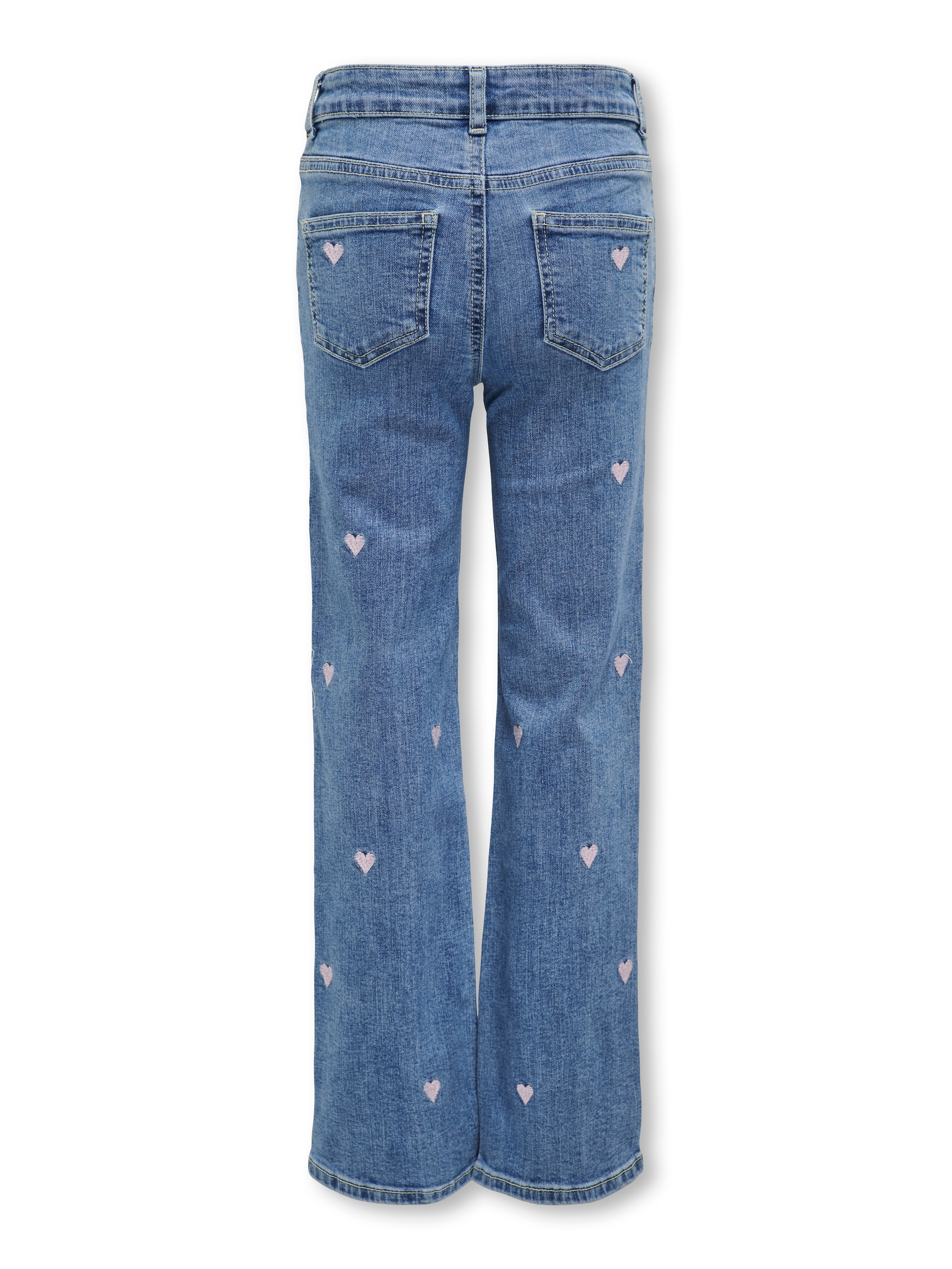 KIDS ONLY Weite Jeans »KMGJUICY WIDE LEG HEART EMB JEANS NOOS«