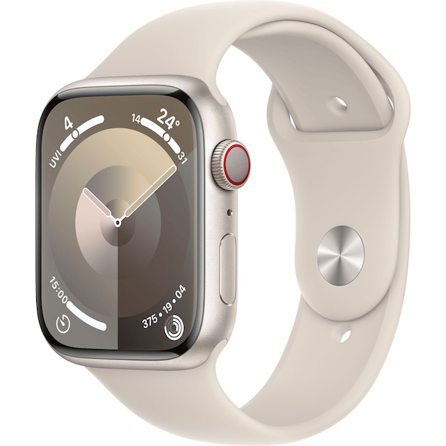 Aluminium«, Apple + 9 GPS Sport OTTO Cellular Series 45mm 10 OS Smartwatch online Band) (Watch bei »Watch