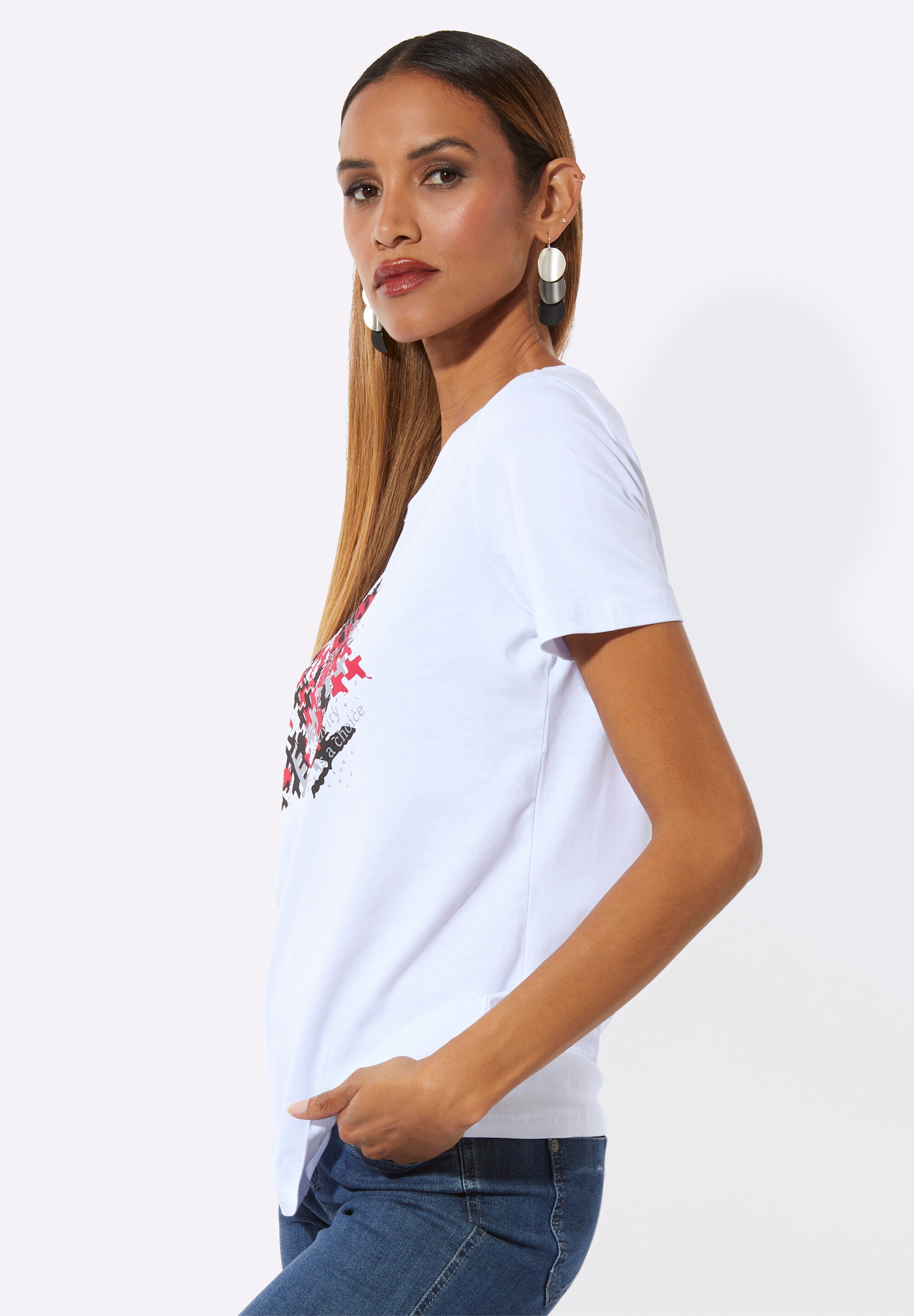 creation L T-Shirt »Shirt Rundhalsshirt«