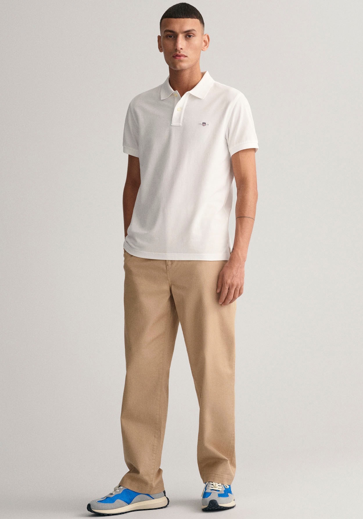 Gant Poloshirt »SLIM ORIGINAL PIQUE SS RUGGER«, mit Logostickerei auf der Brust