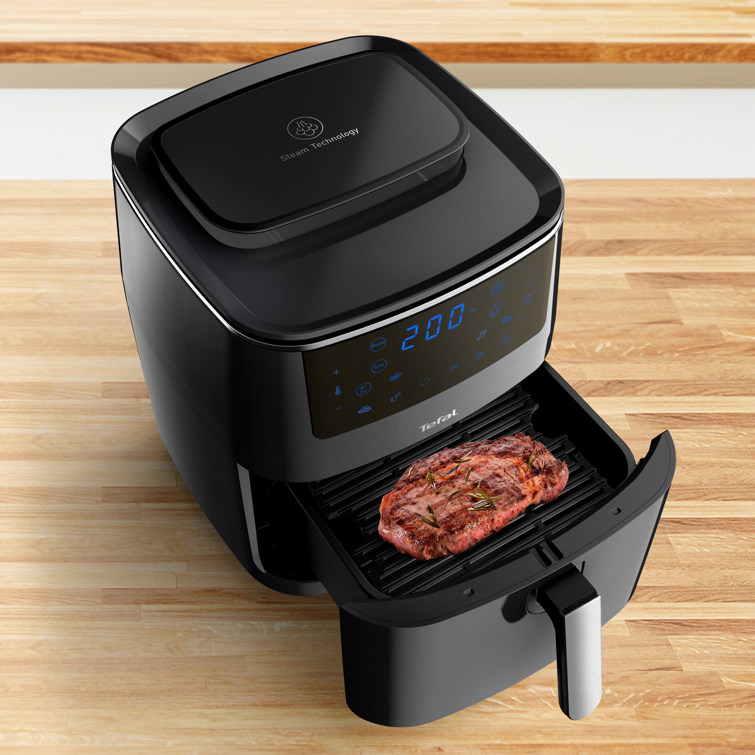 Tefal Heißluftfritteuse »FW2018 Easy Fry Grill & Steam«, 1700 W, Grill + Dampfgarer, 7 automatische Programme, 6,5 Liter, Timer