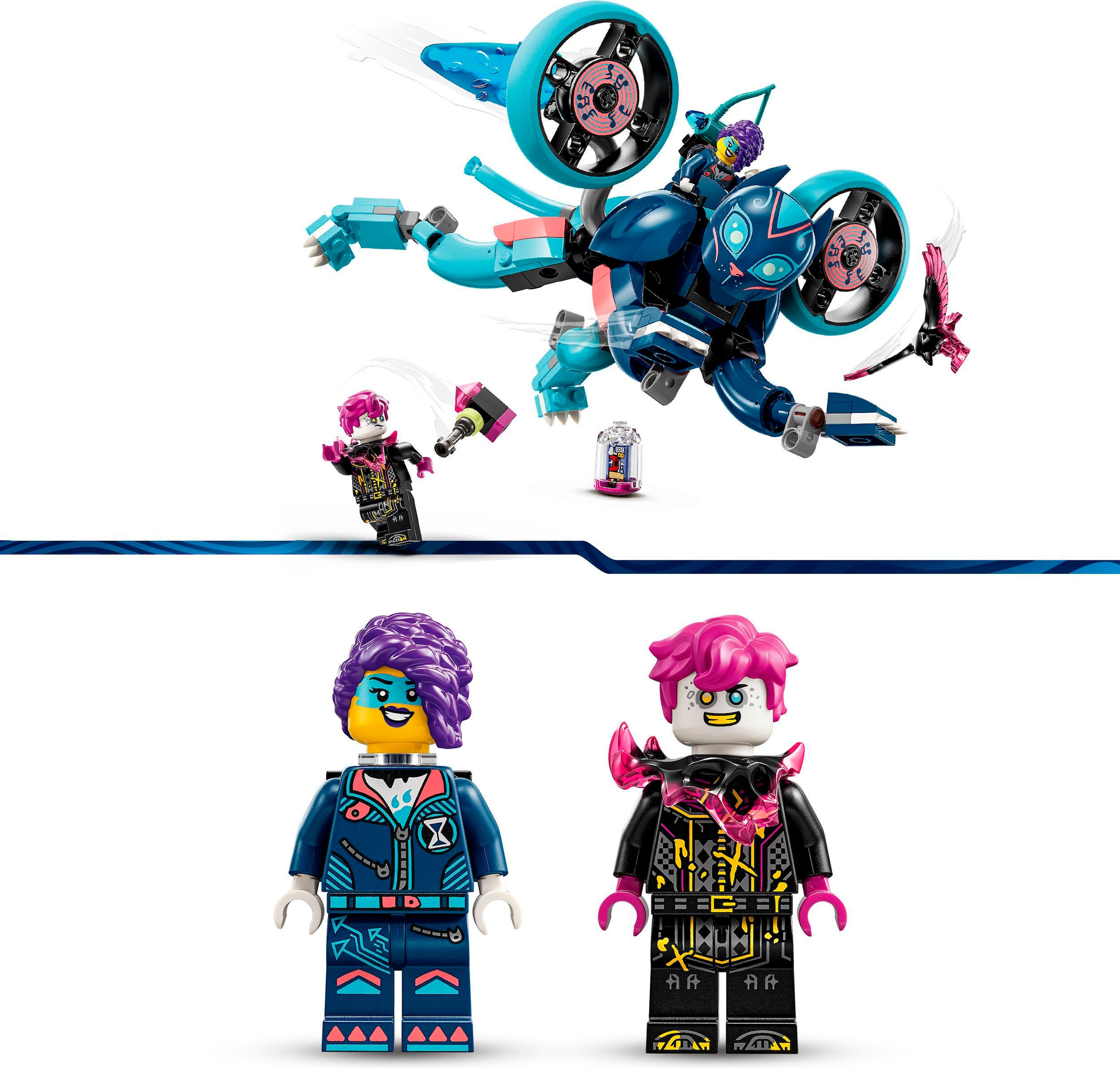 LEGO® Konstruktionsspielsteine »Zoeys Katzenmotorrad (71479), LEGO DREAMZzz«, (226 St.), Made in Europe