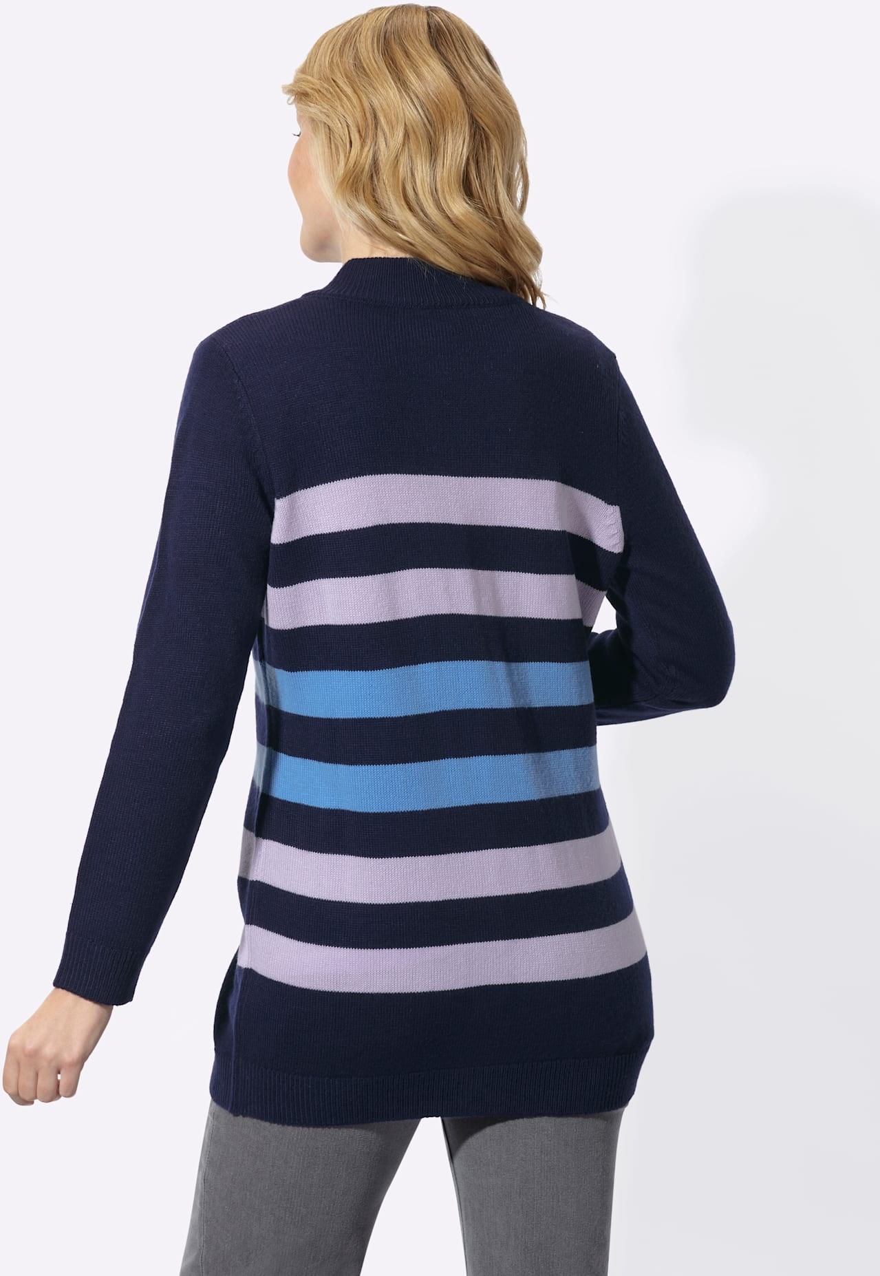 Classic Basics Longstrickjacke