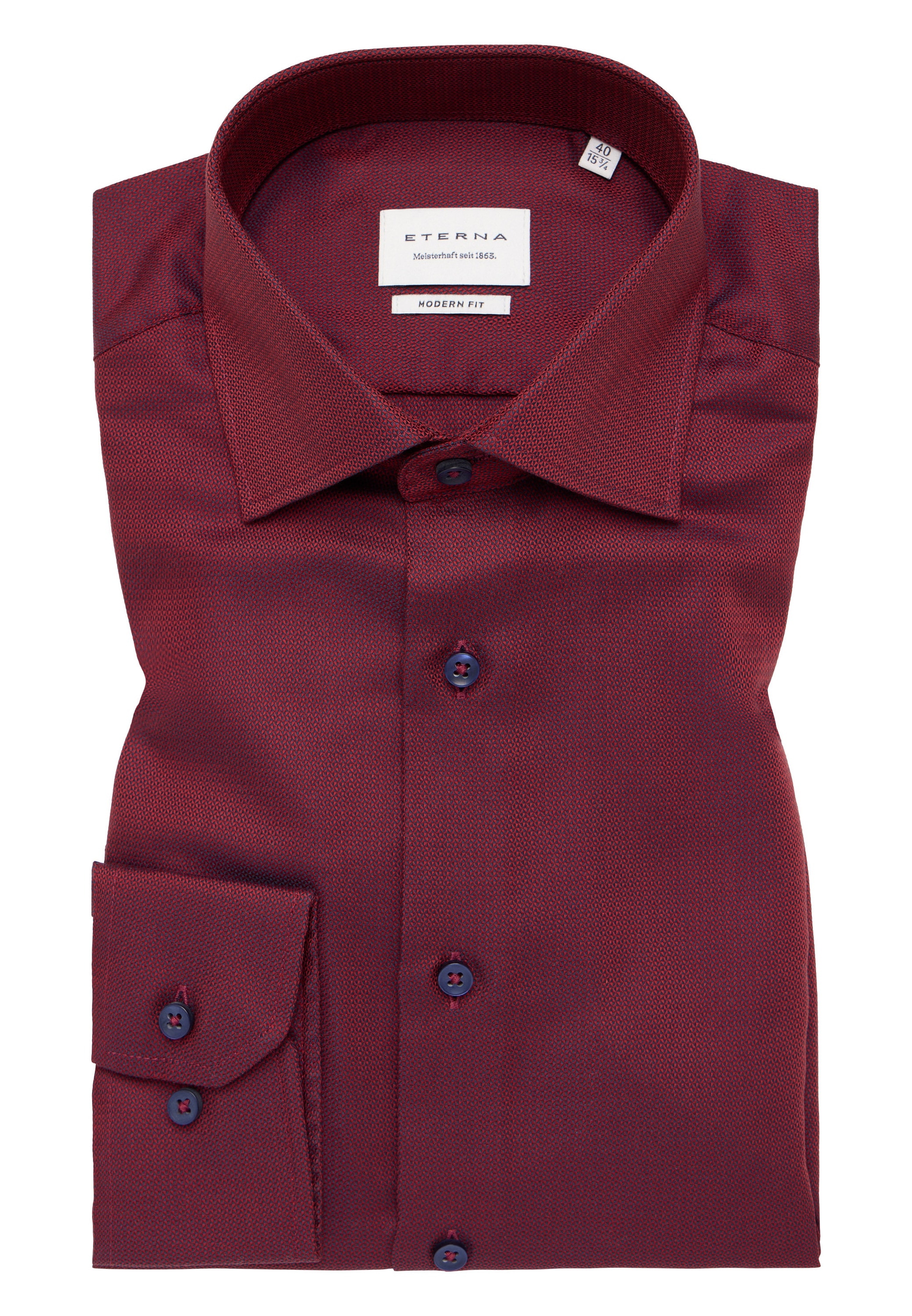 Eterna Langarmhemd »MODERN FIT«, NON IRON (bügelfrei)