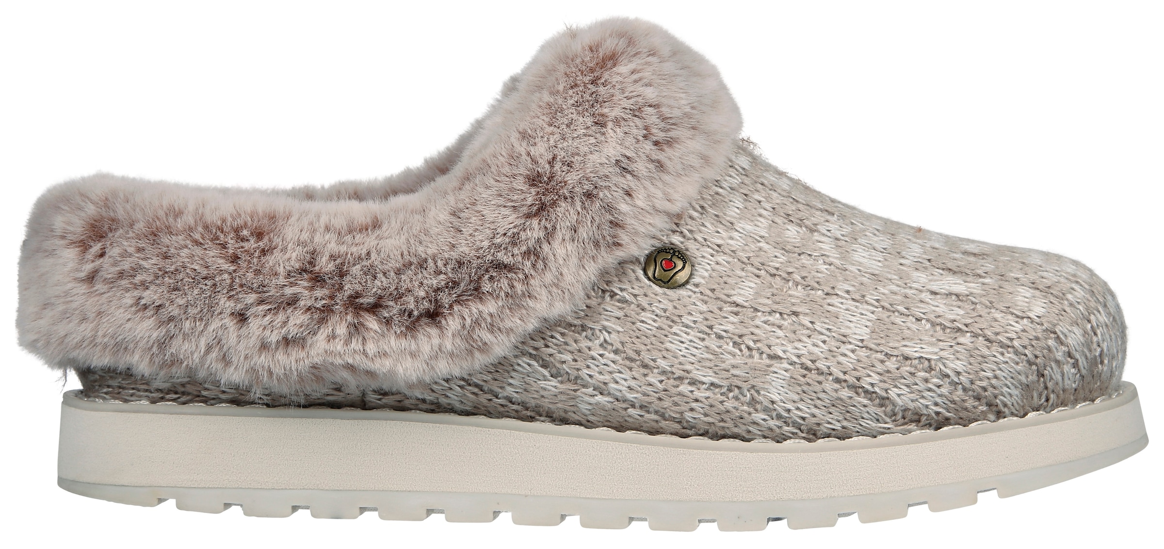 Skechers Pantoffel »KEEPSAKES - ICE ANGEL«  Hausschuh in Strick-Optik