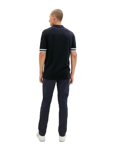 TOM TAILOR Chinohose, (2 tlg., inklusive Gürtel), mit dezenter Struktur