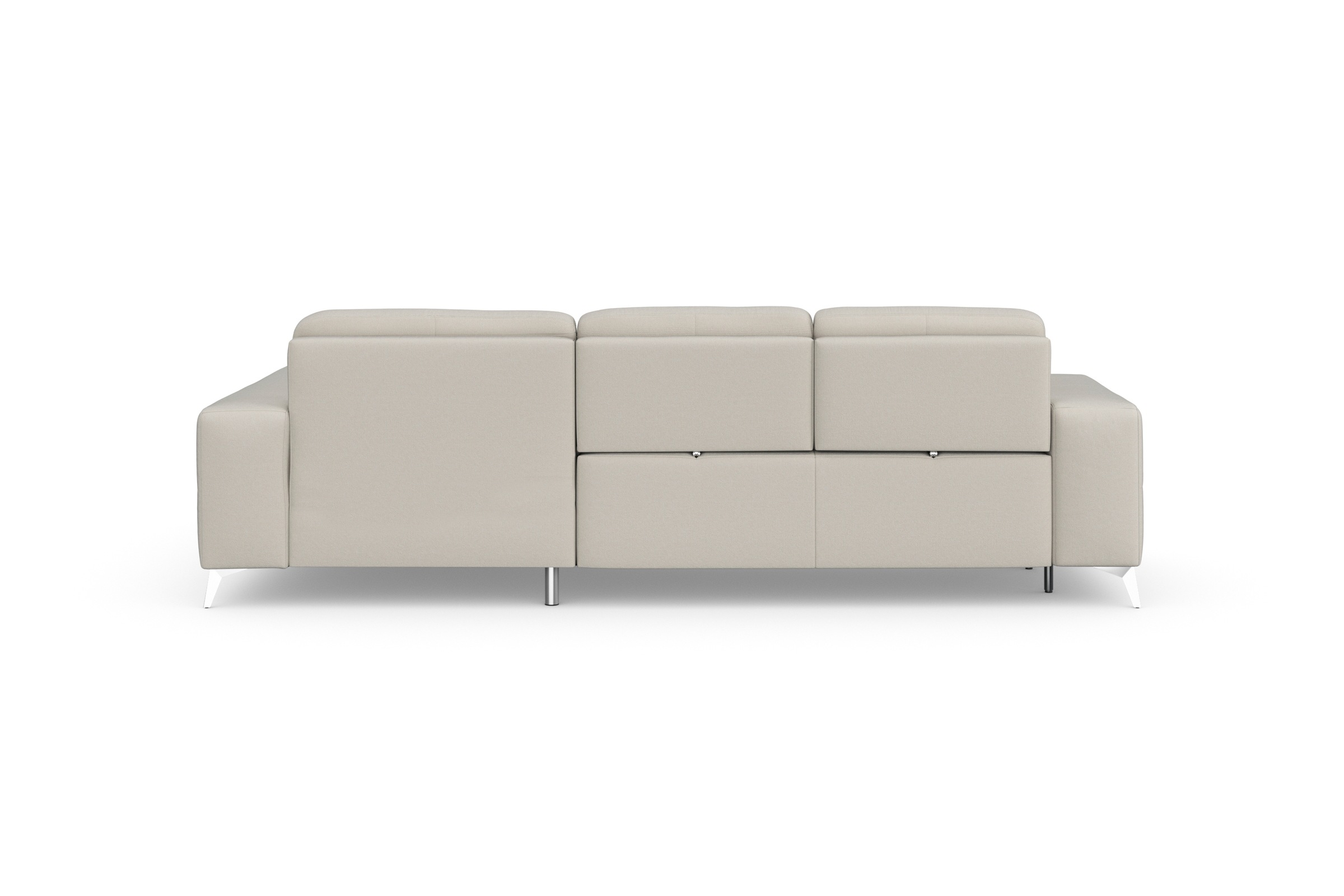 sit&more Ecksofa »Baviene L-Form«, inklusive Sitztiefenverstellung und Federkern, wahlweise Bettfunktion