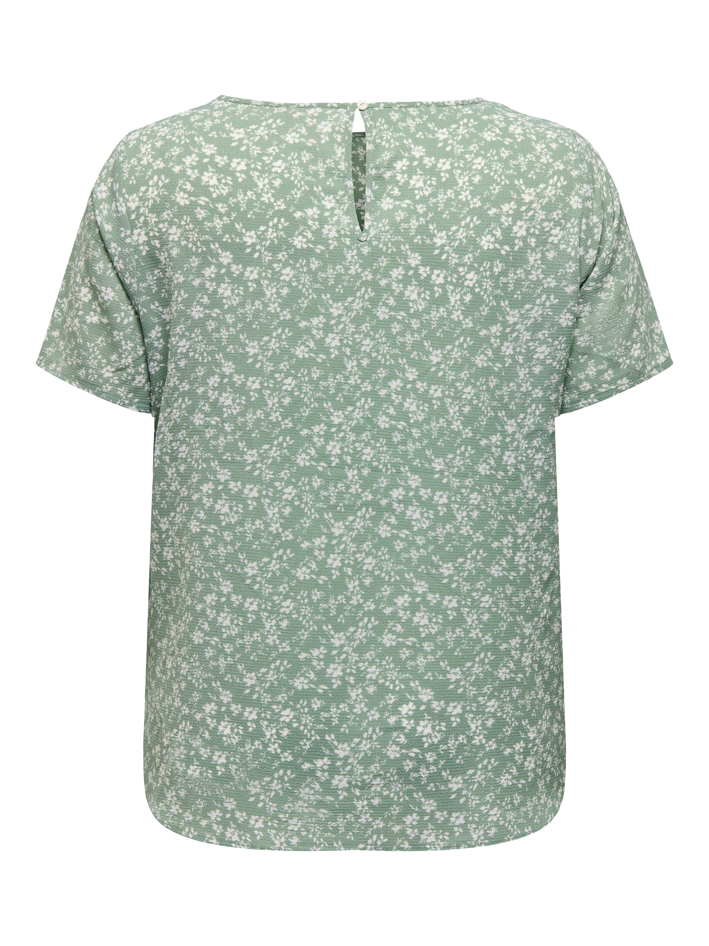 ONLY CARMAKOMA Shirtbluse »CARVICA SS TOP WVN NOOS« Materialmix, regular fit