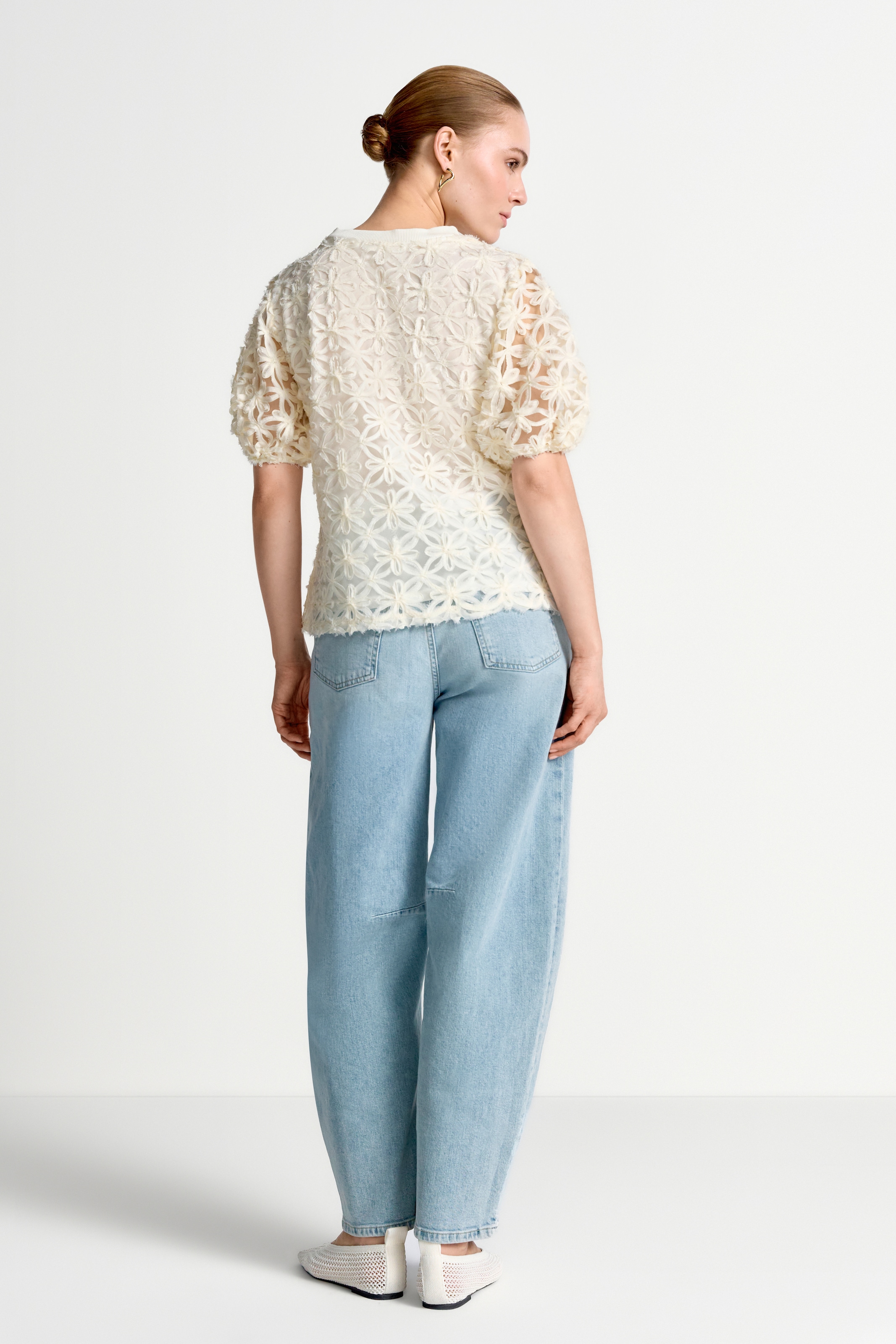 RICHROYAL T-Shirt oversize, mit Spitze