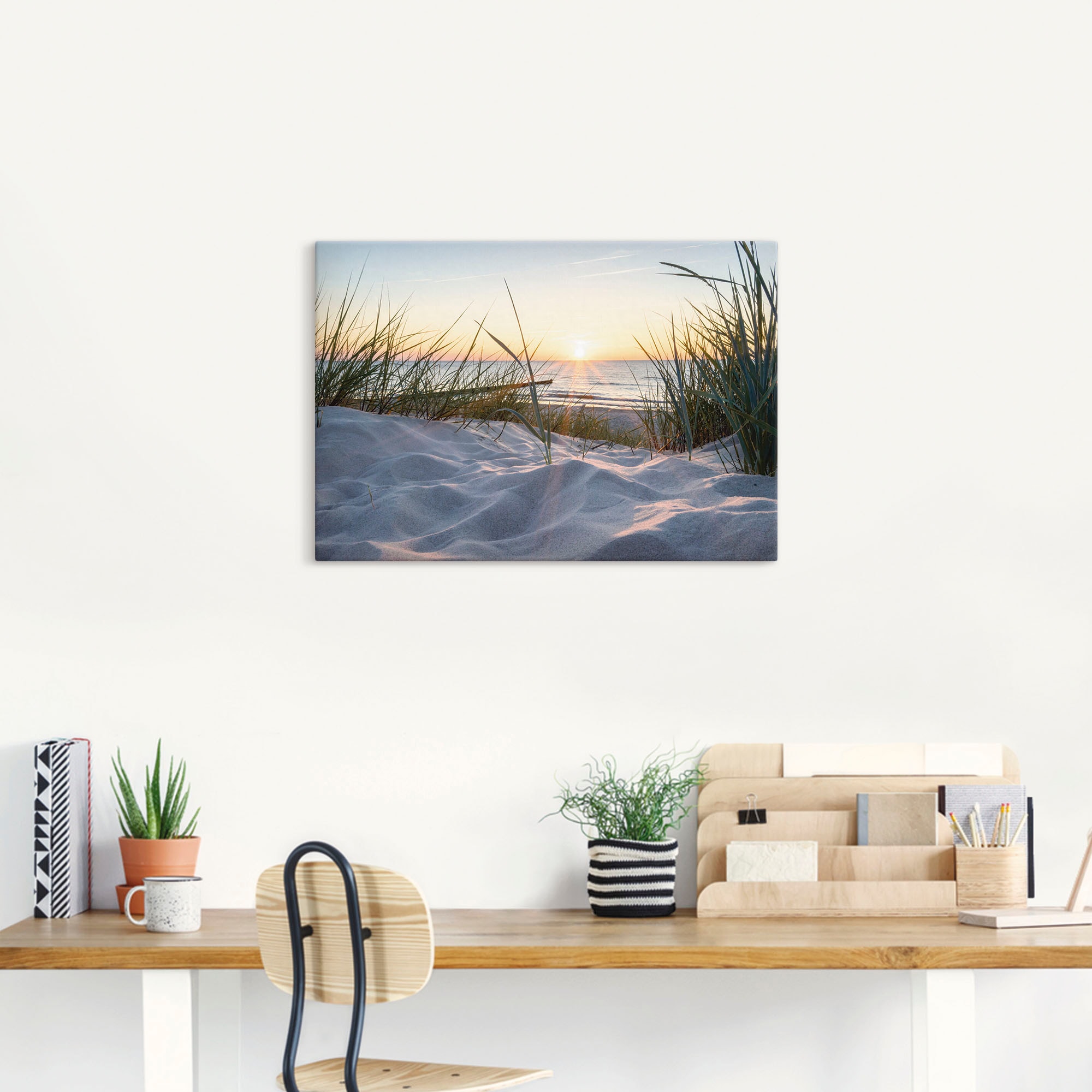 Artland Wandbild »Ostseestrand«, Strand, (1 St.), als Alubild, Outdoorbild, Leinwandbild, Poster, Wandaufkleber