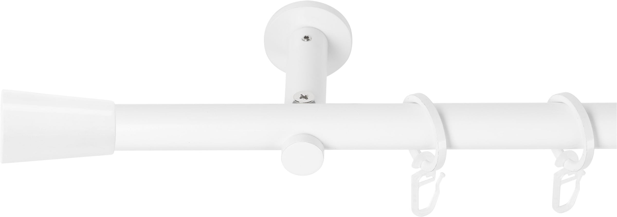 SN DECO GROUP Gardinenstange Ø 19 mm 1 läufig-läufig Fixmaß;kürzbar