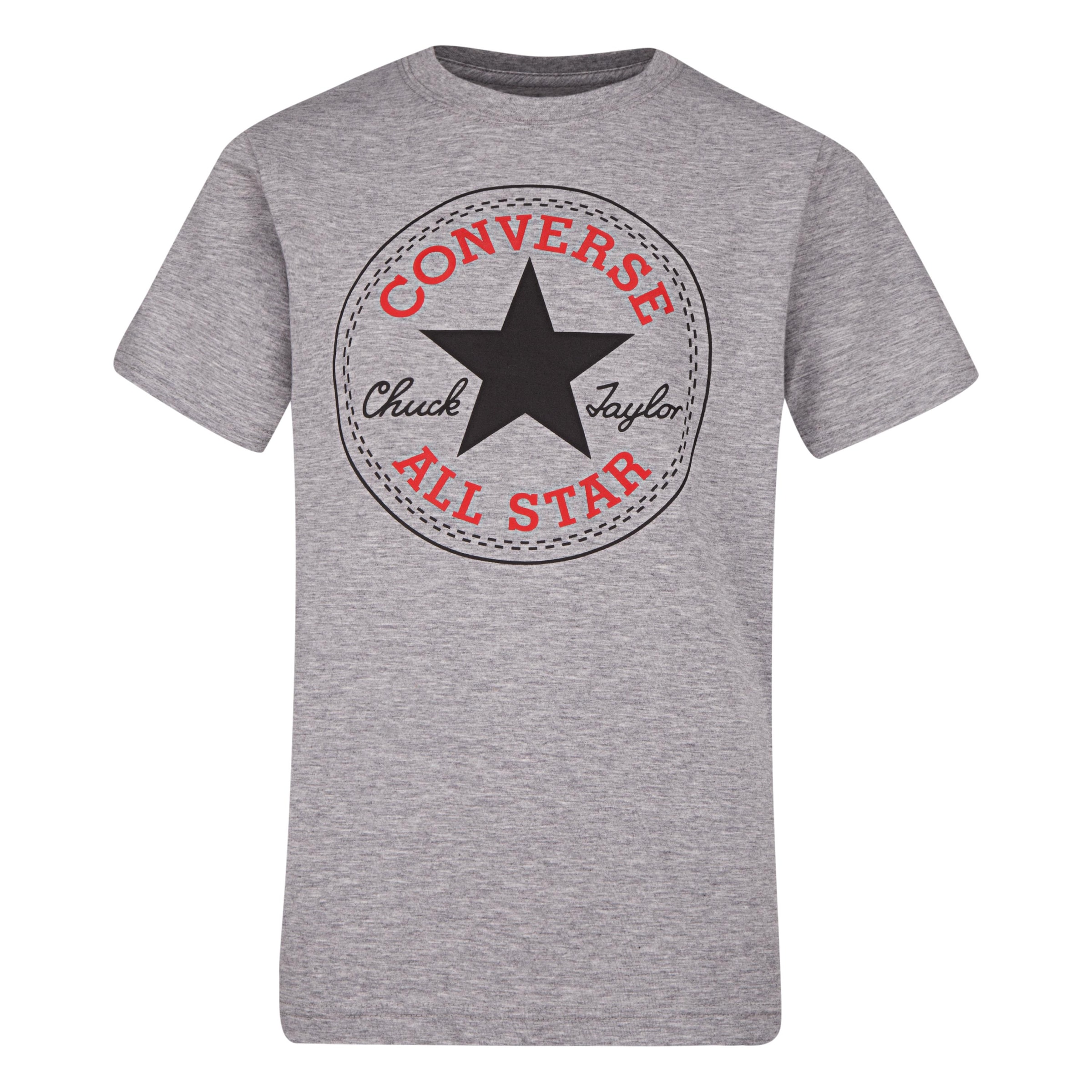 Converse T-Shirt »CNVBN CHUCK PATCH TEE« für Kinder, mit kurzen Ärmeln, aus Baumwolle, in normaler Passform