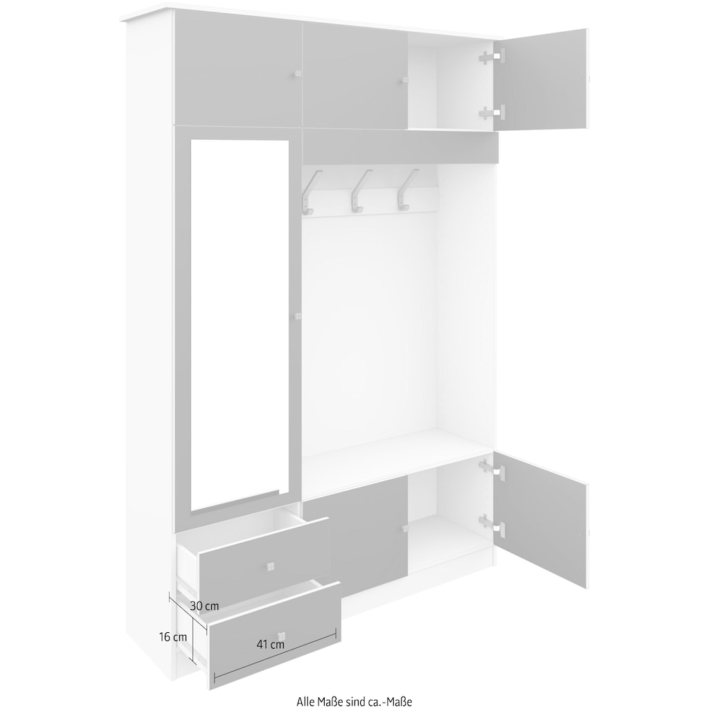 borchardt Möbel Garderobenschrank »Kompakta«