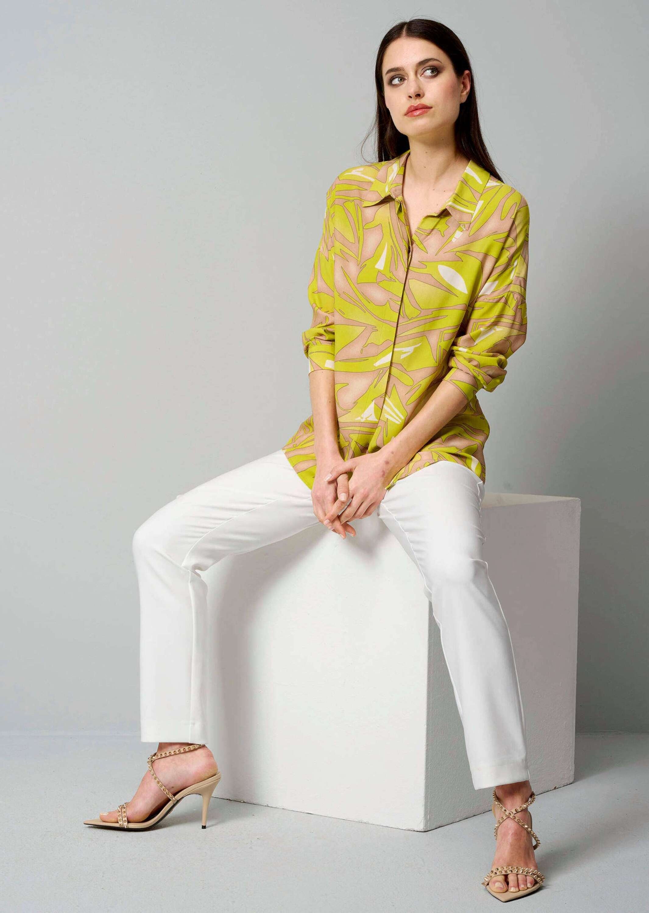 Alba Moda Hemdbluse »Druckbluse Druckbluse in grafischem Dessin«