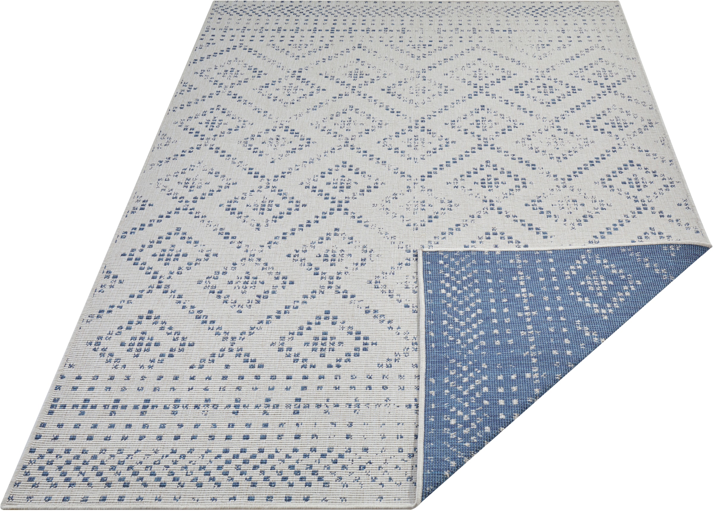 Paco Home Teppich »Brugge geeignet Flachgewebe, online gemetrisches rechteckig, 224«, In- Outdoor modernes Muster, OTTO und bei