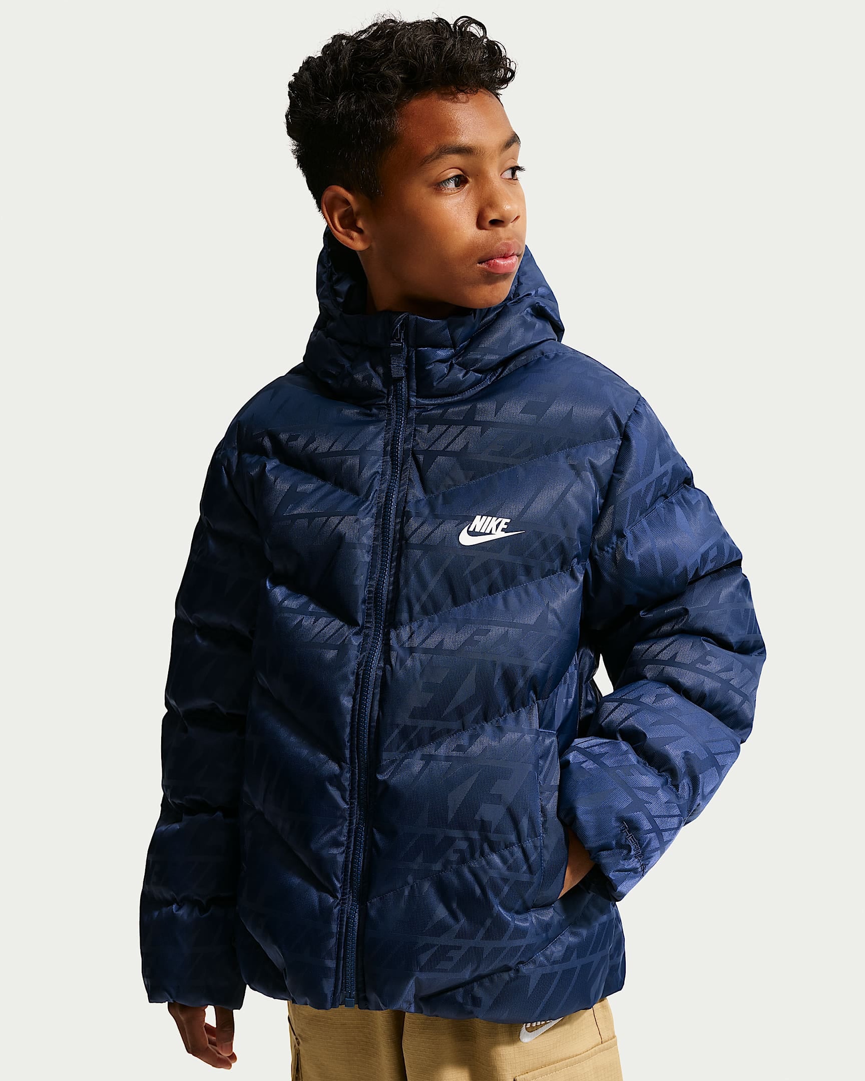 Nike Sportswear Outdoorjacke »Nike Sportswear Big Kids' Therma-FIT Loose Puffer Jacket« mit sportlichem Look